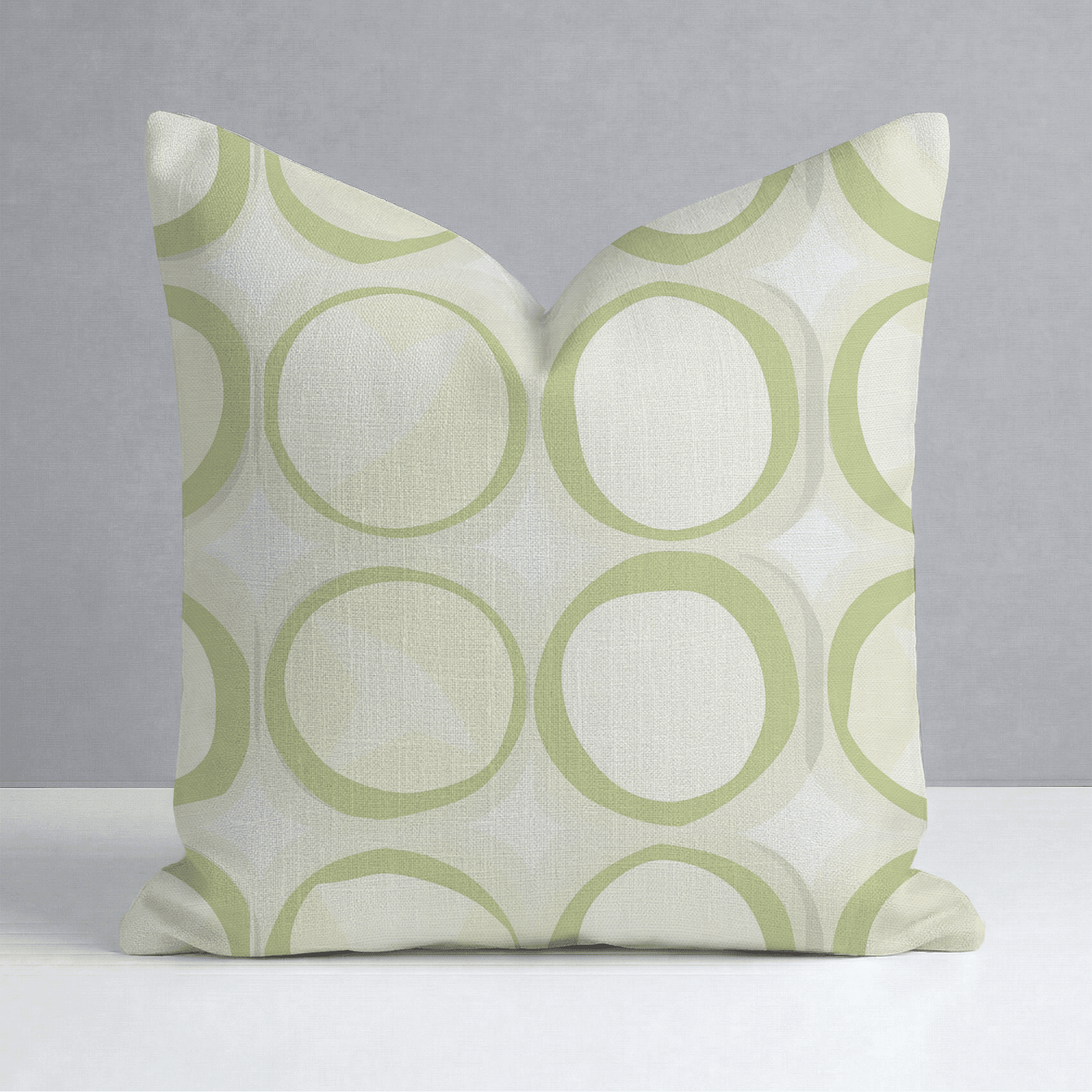 Groovy Green Throw Pillow - Benton Lane Home - Lemon Park