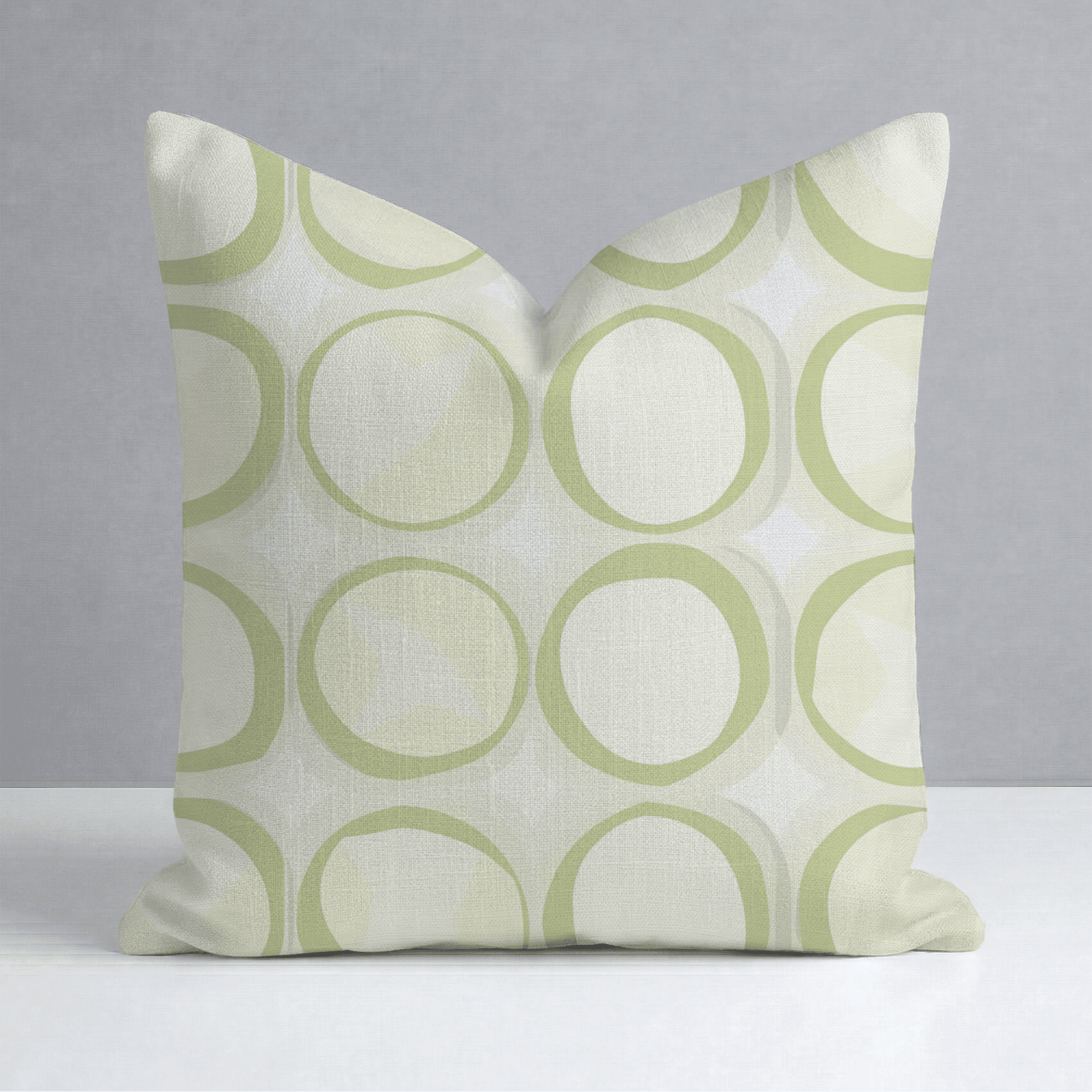 Groovy Green Throw Pillow - Benton Lane Home - Lemon Park