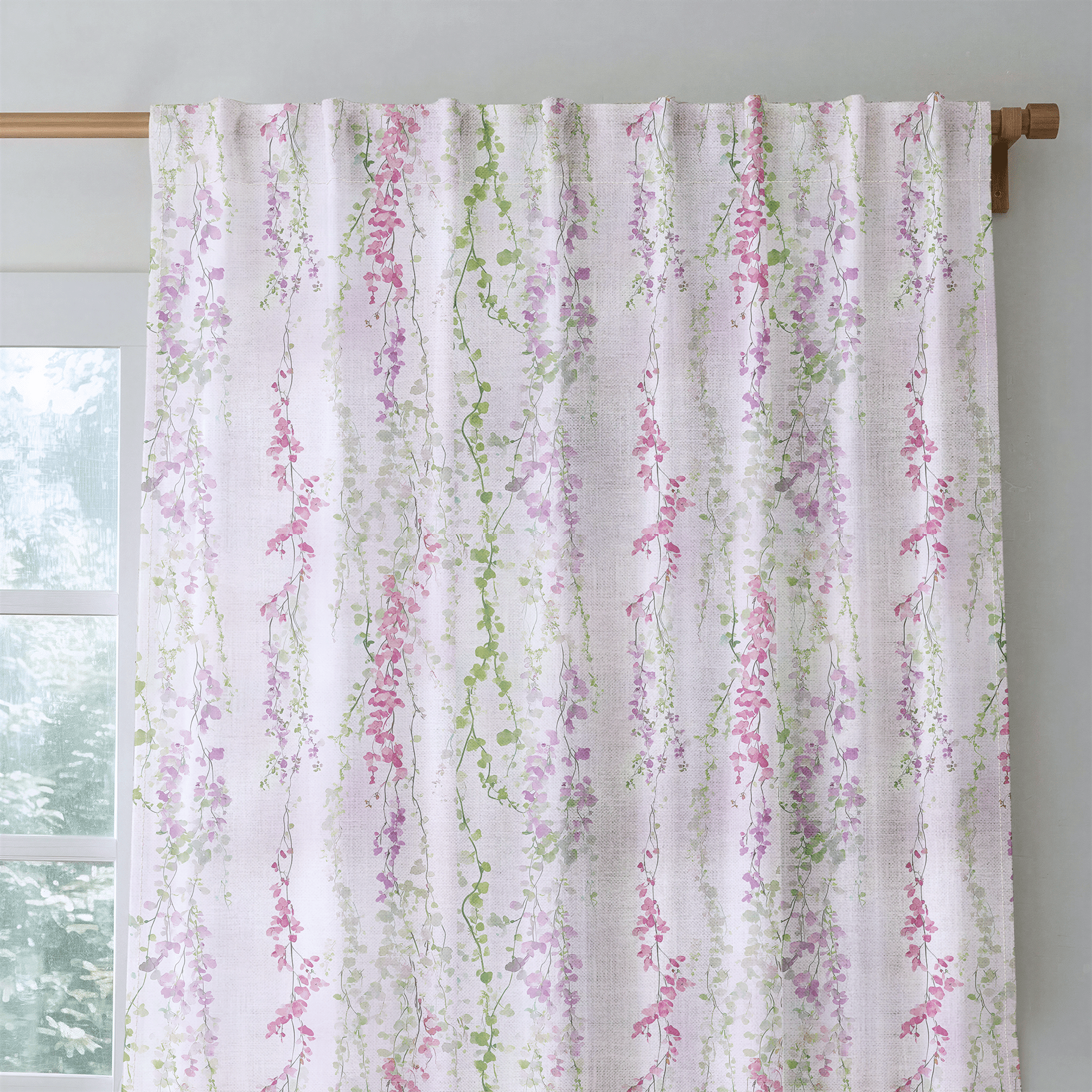 Hanging Blossoms - Drapery - Benton Lane Home - Lemon Park