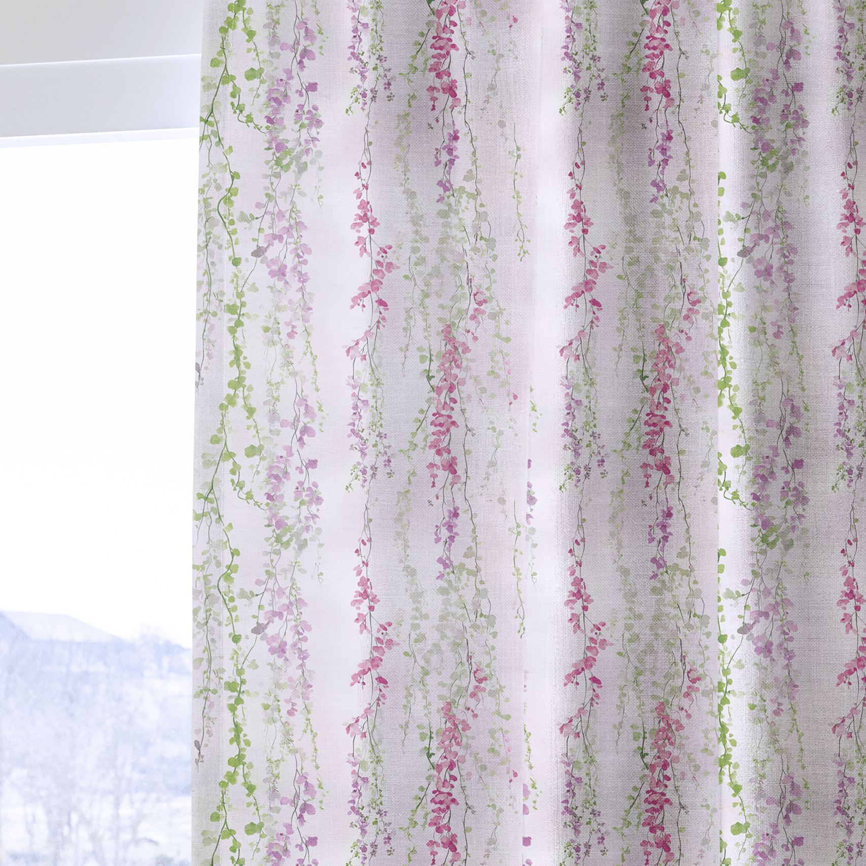Hanging Blossoms - Drapery - Benton Lane Home - Lemon Park
