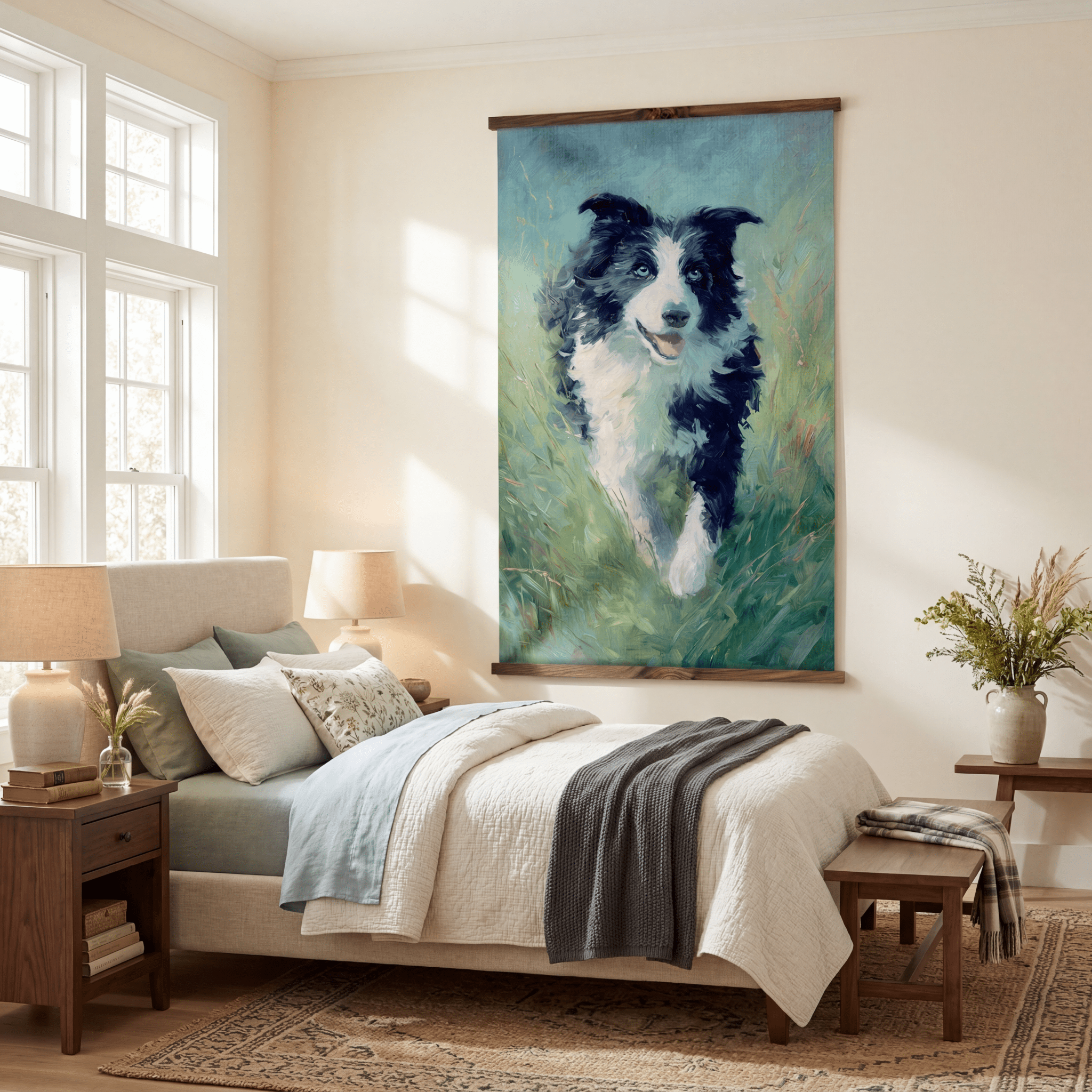 Happy Herder - Tapestry - Benton Lane Home - Lemon Park
