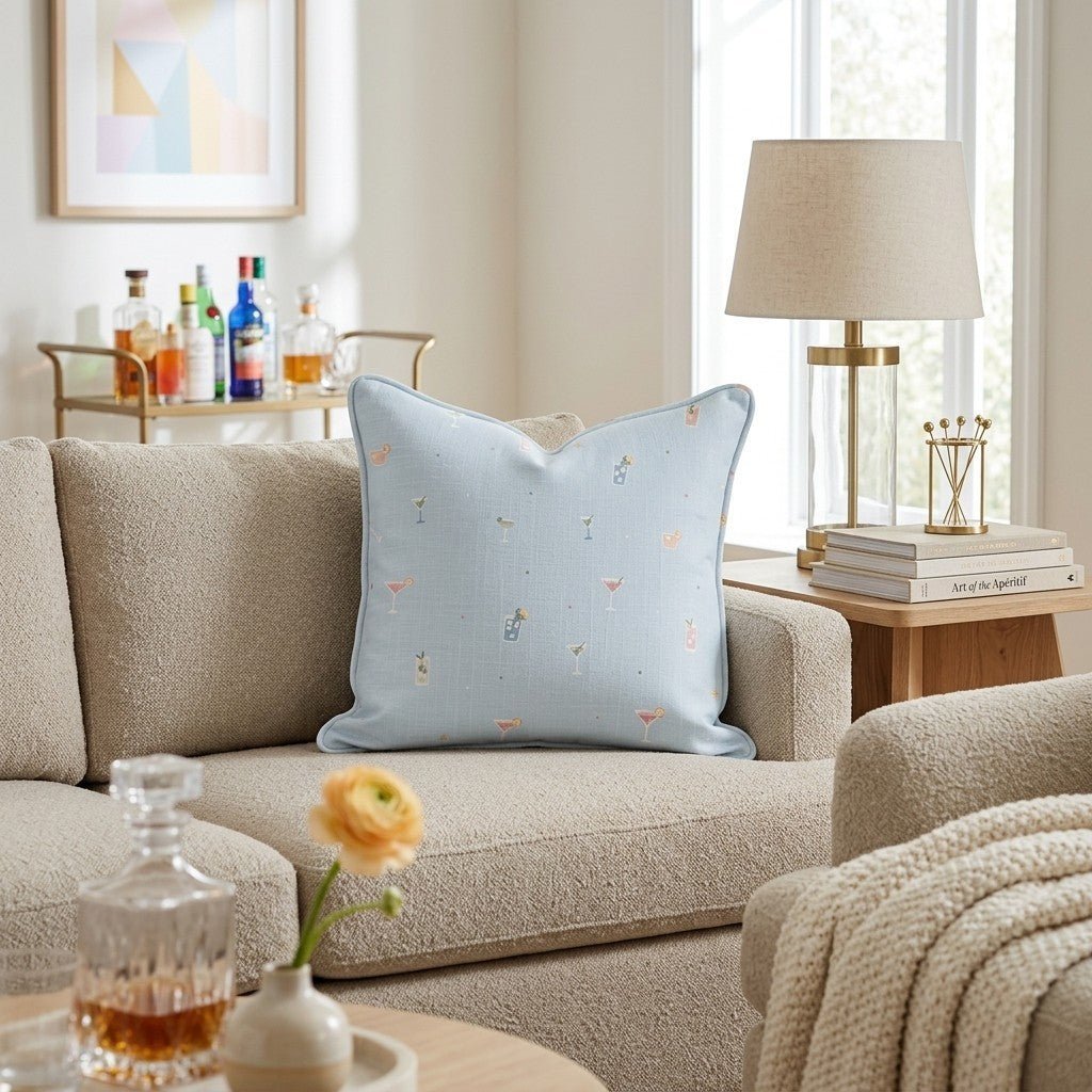 Happy Hour Throw Pillow - Benton Lane Home - Hillcroft Home