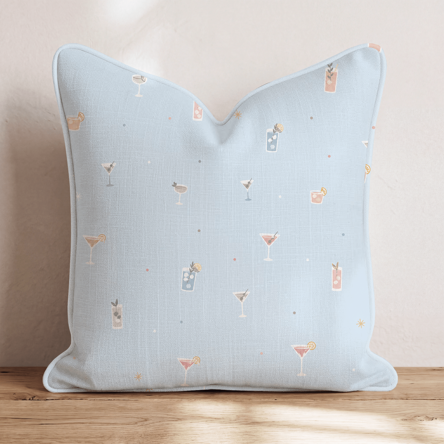 Happy Hour Throw Pillow - Benton Lane Home - Hillcroft Home