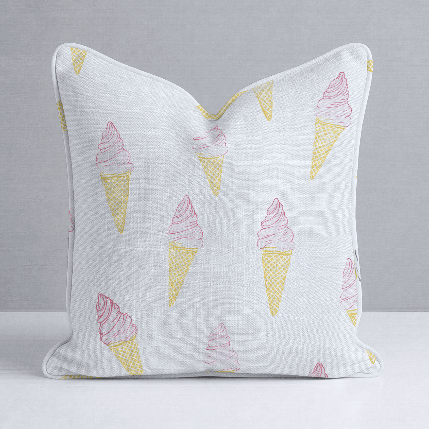 Happy Sundae Throw Pillow - Benton Lane Home - Lemon Park