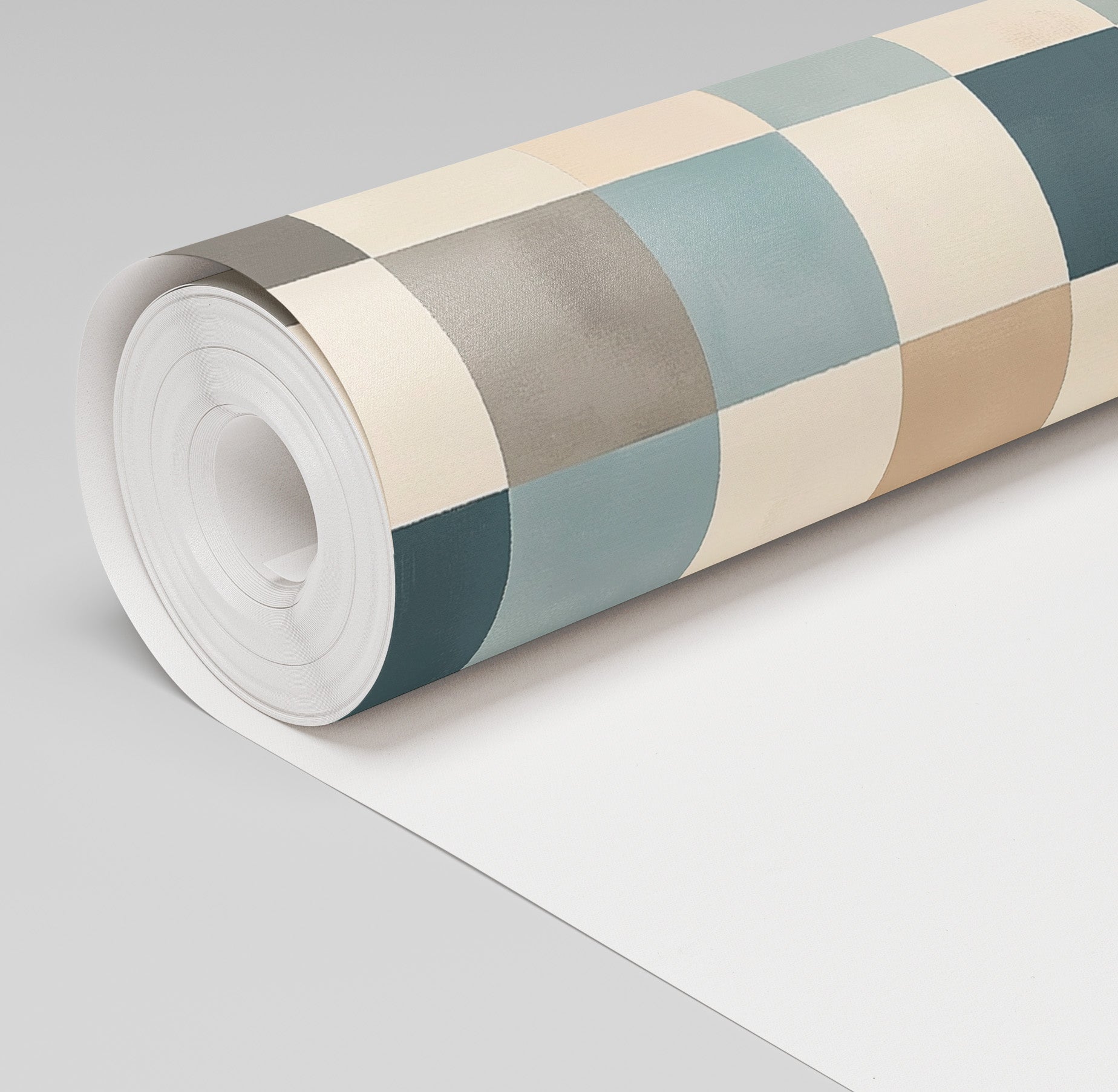 Harbor Check Wallpaper - Benton Lane Home - Painted Paper