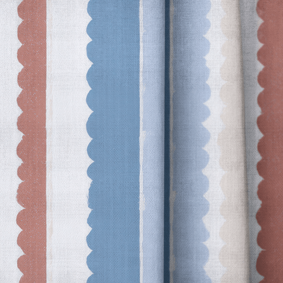Harbor Stripe - Drapery - Benton Lane Home - Lemon Park