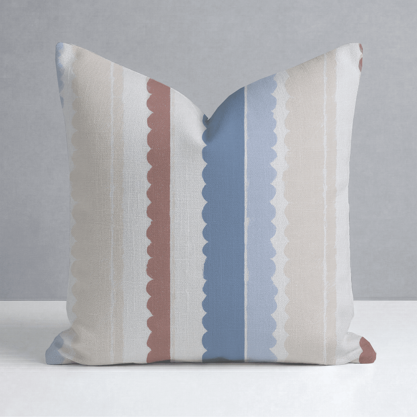 Harbor Stripe Throw Pillow - Benton Lane Home - Lemon Park