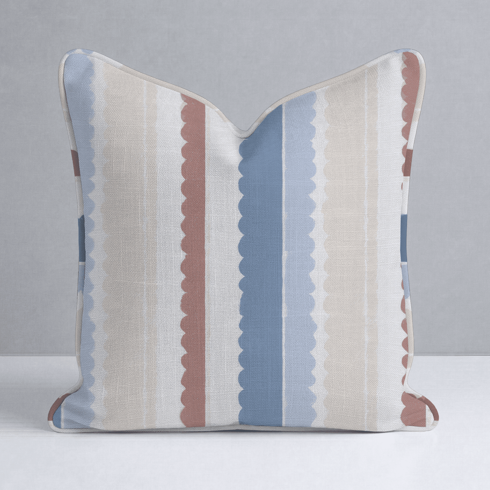 Harbor Stripe Throw Pillow - Benton Lane Home - Lemon Park
