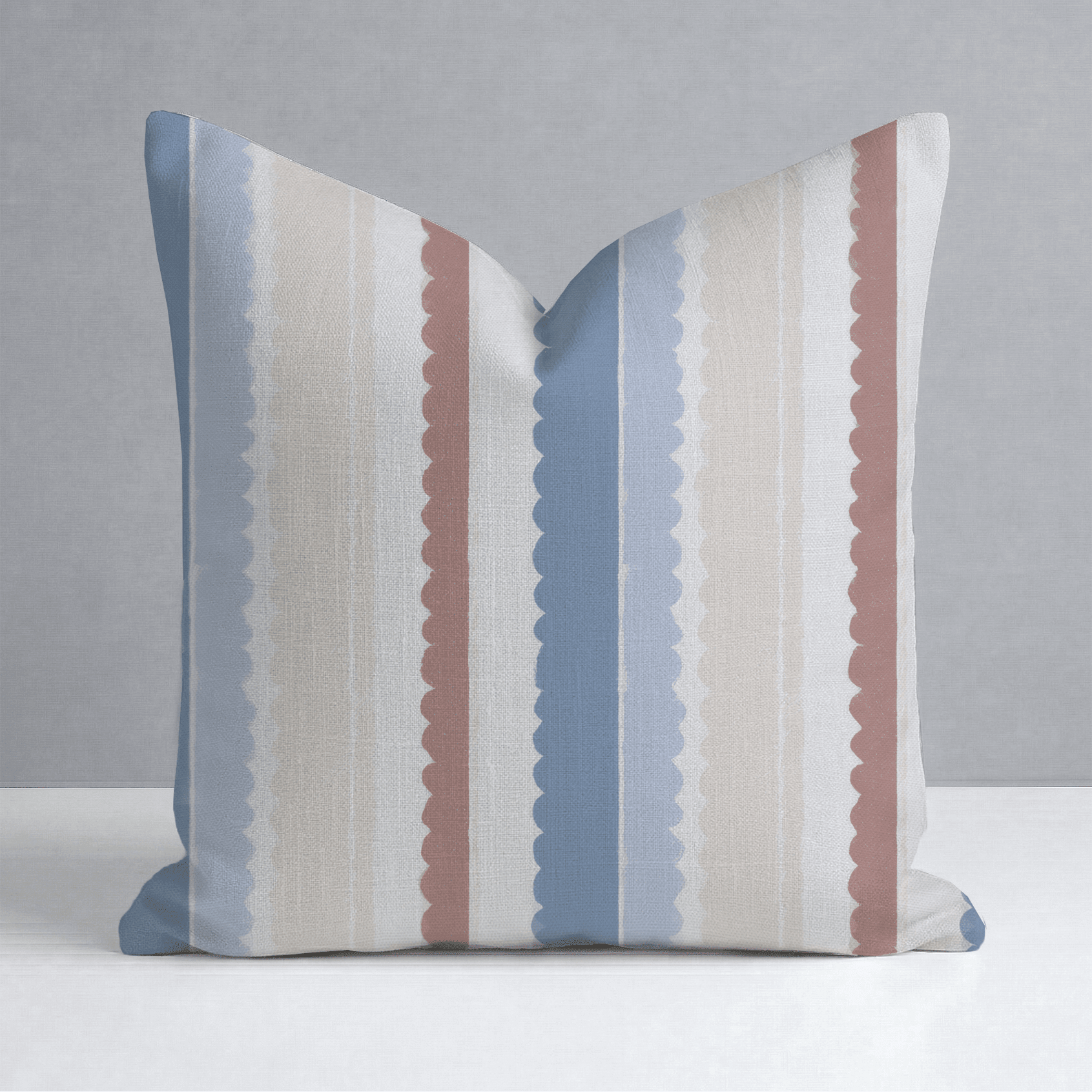 Harbor Stripe Throw Pillow - Benton Lane Home - Lemon Park