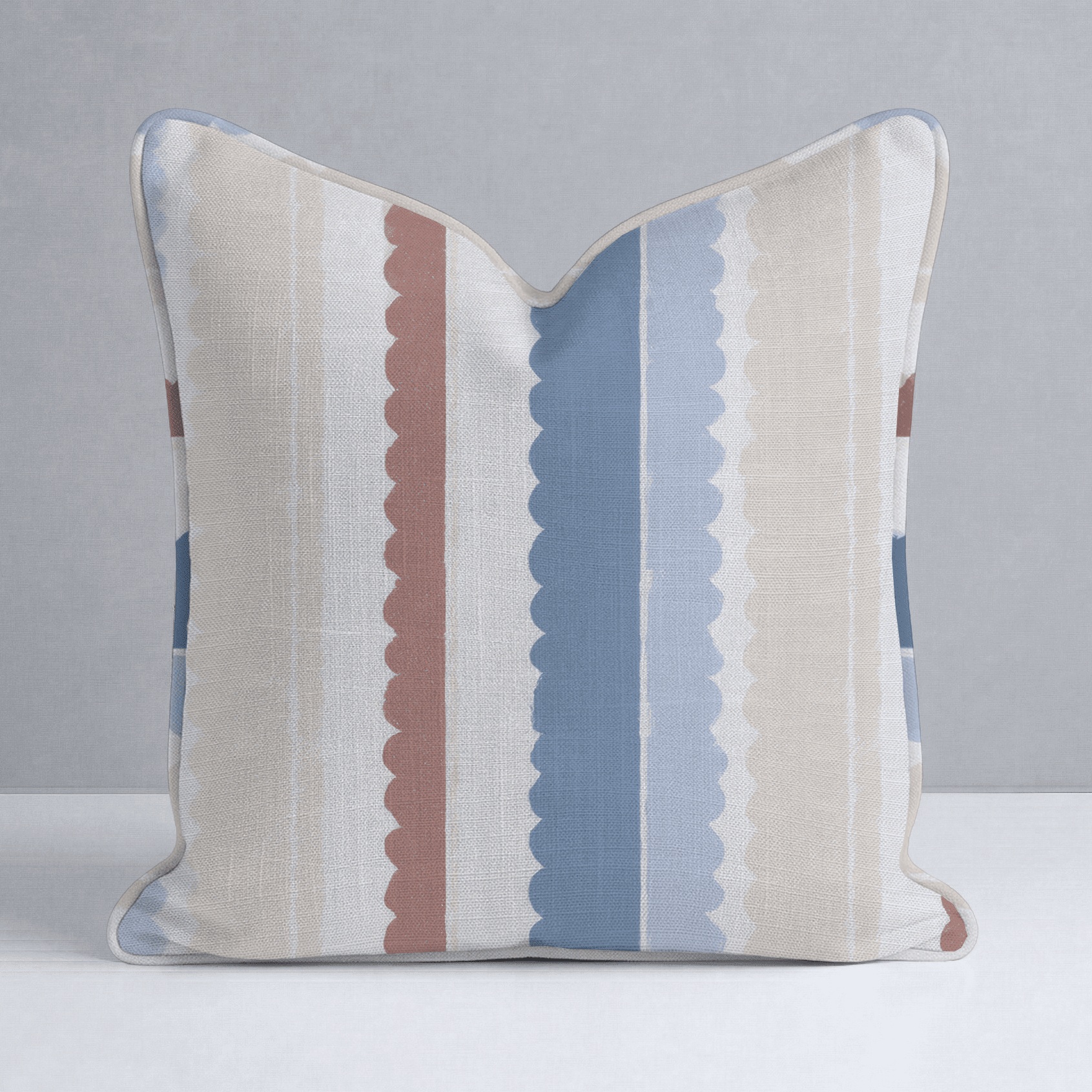 Harbor Stripe Throw Pillow - Benton Lane Home - Lemon Park