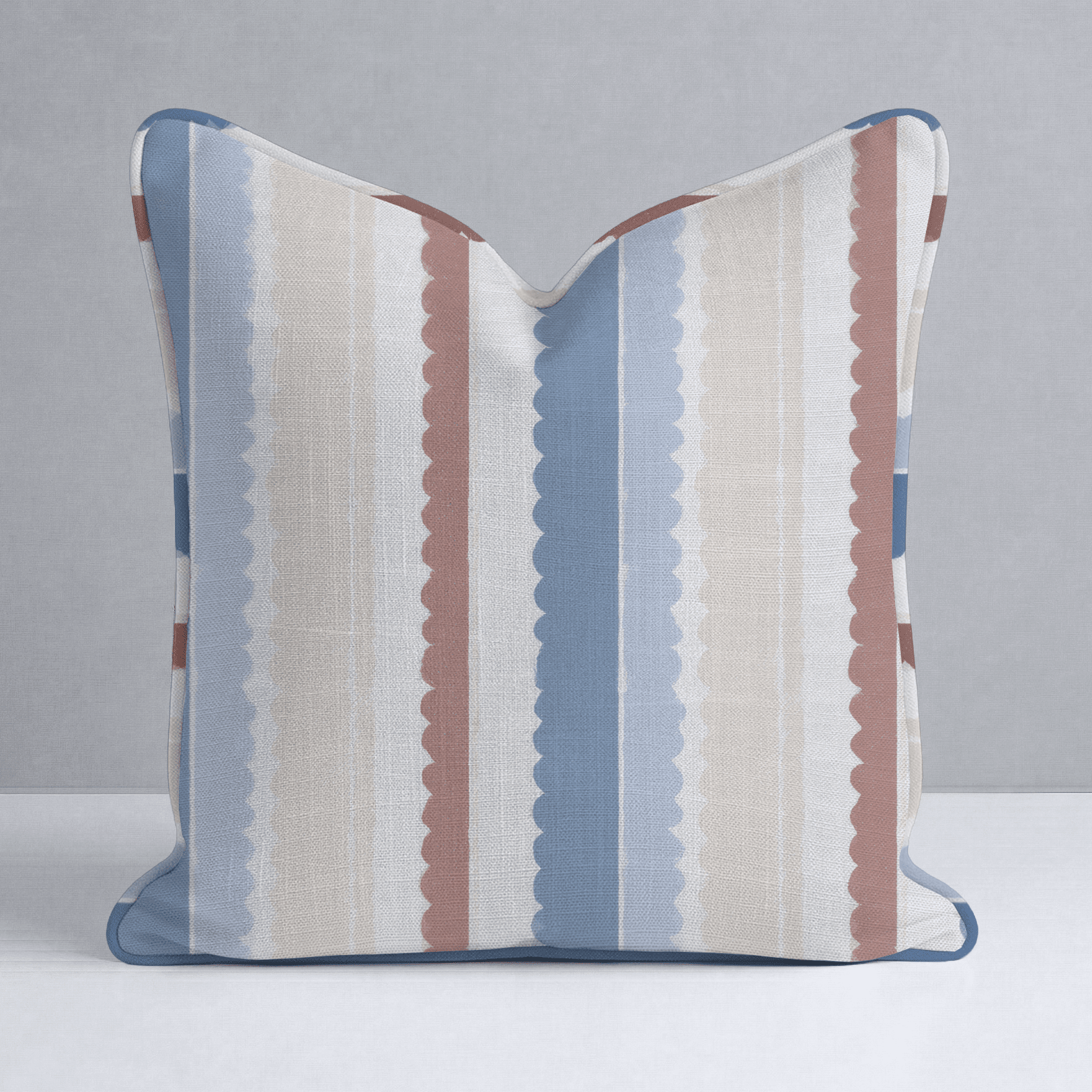 Harbor Stripe Throw Pillow - Benton Lane Home - Lemon Park