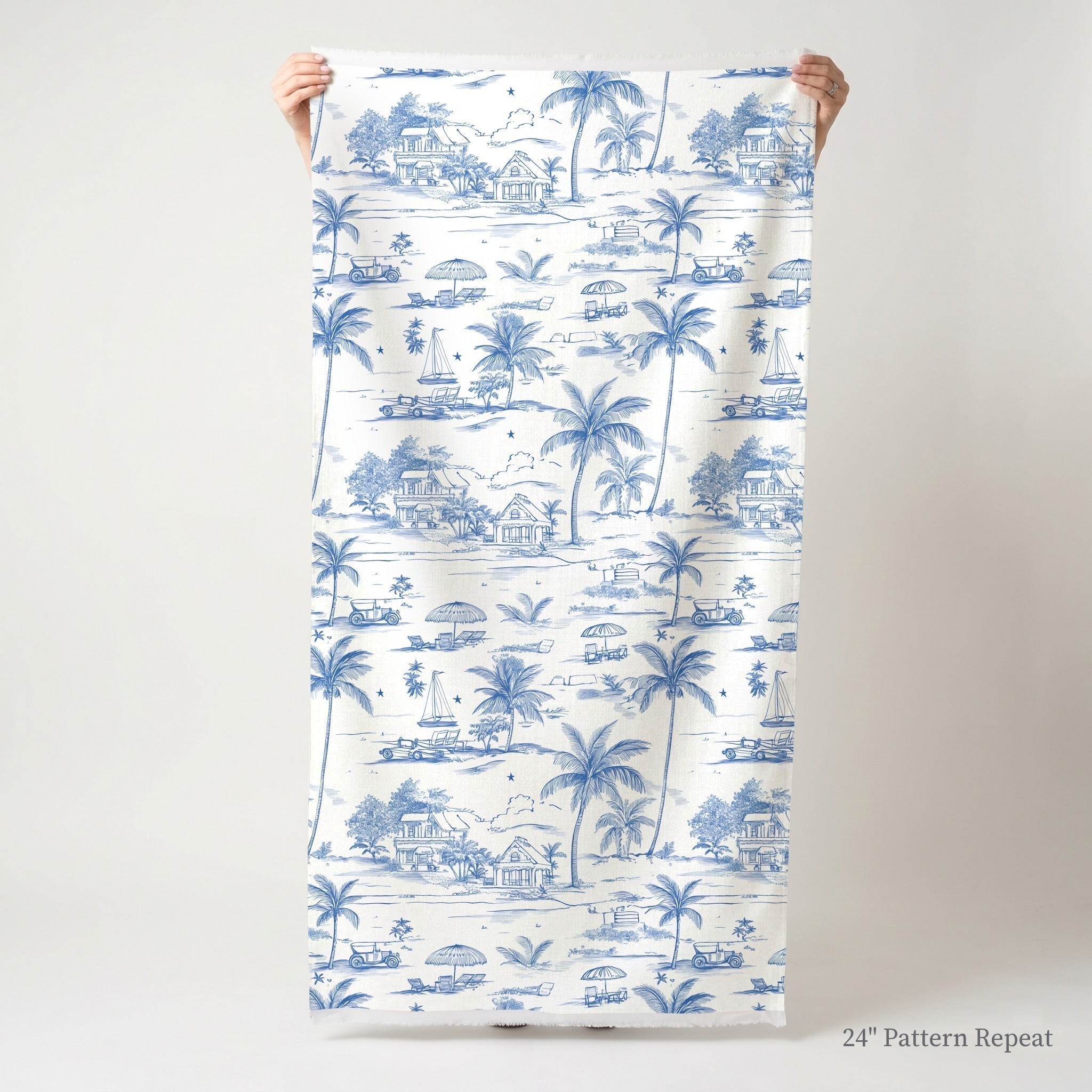 Harbor Toile - Fabric - Benton Lane Home - Lemon Park