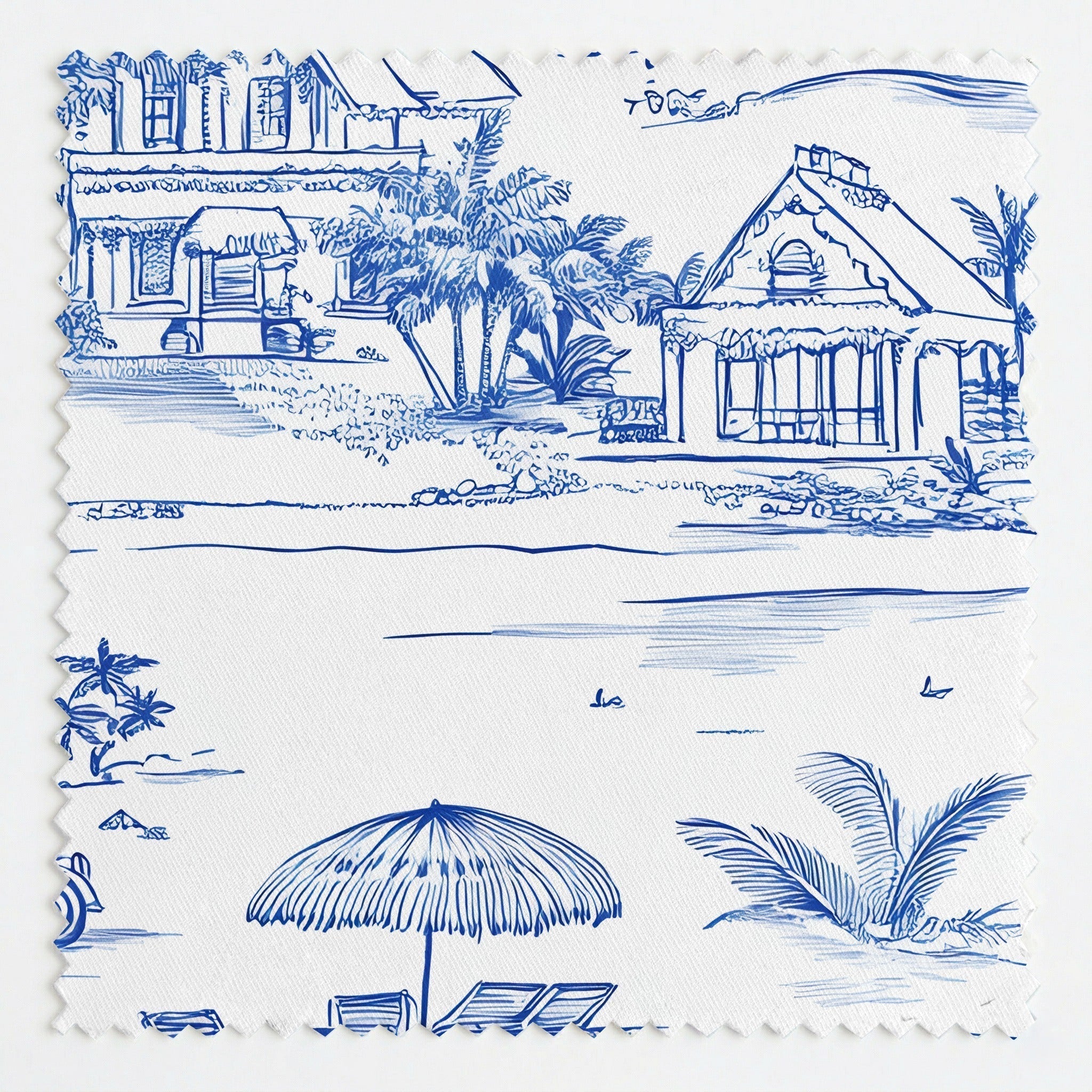 Harbor Toile - Fabric - Benton Lane Home - Lemon Park