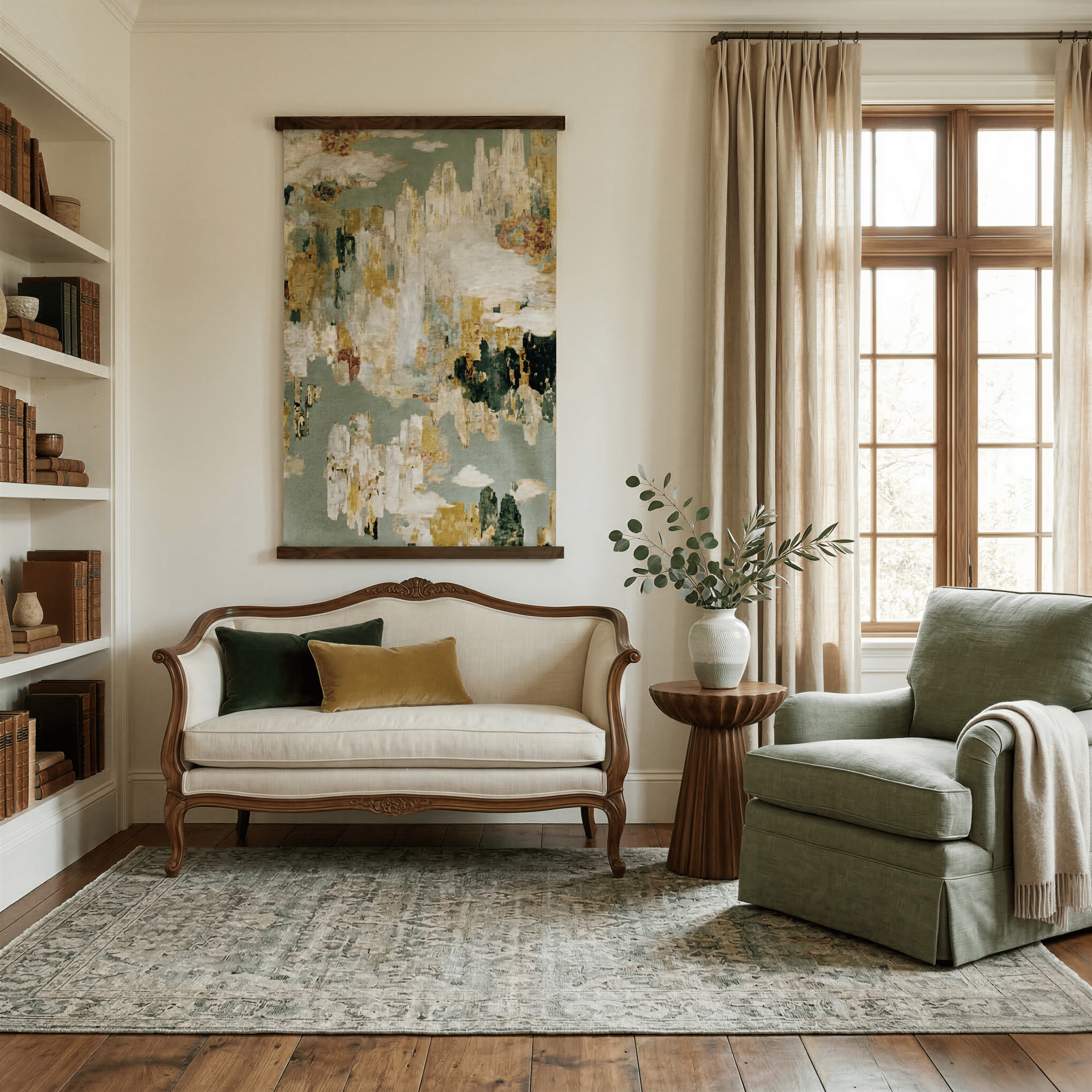 Harbor View (Teal) - Tapestry - Benton Lane Home - Lemon Park