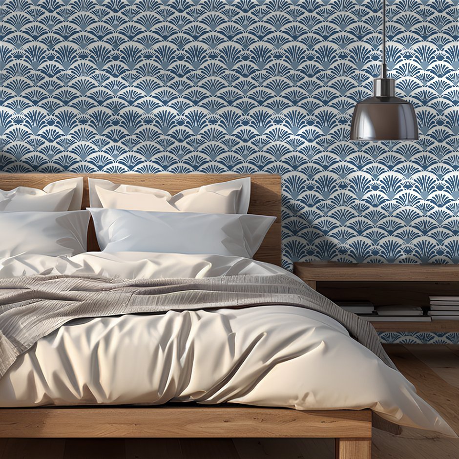 Harbor Waterscape Wallpaper - Benton Lane Home - Painted Paper
