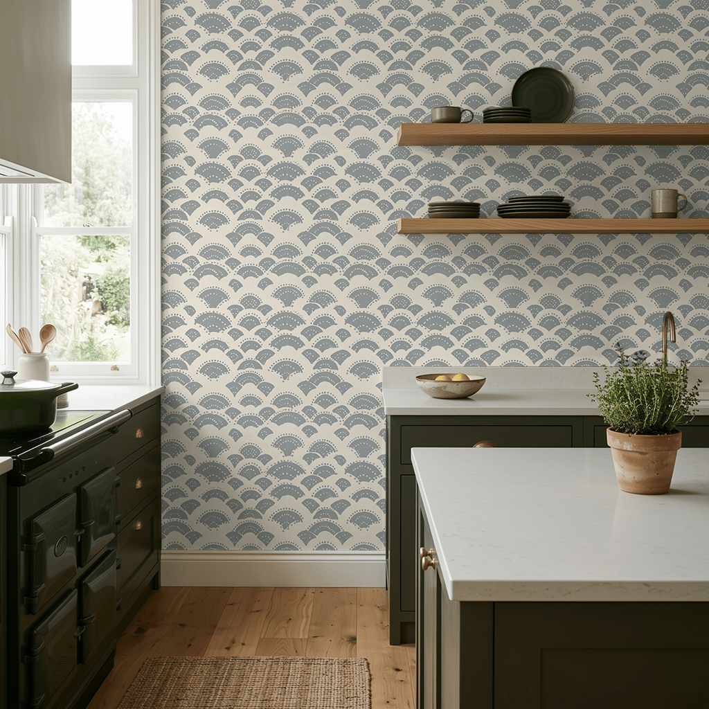 Harbour Mist Wallpaper - Benton Lane Home - Benton Lane