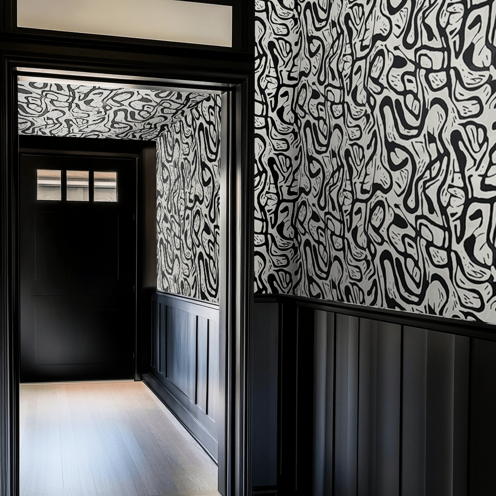 Harlowe Wallpaper - Benton Lane Home - Painted Paper