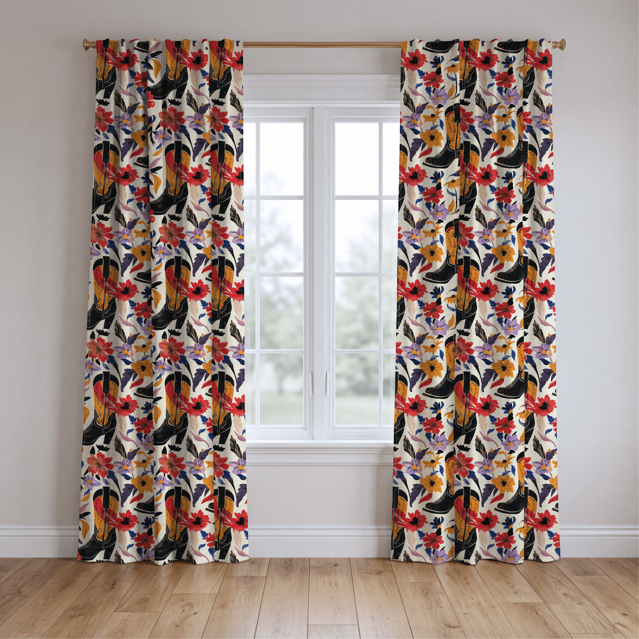 Harper's Hoedown - Drapery - Benton Lane Home - Lemon Park