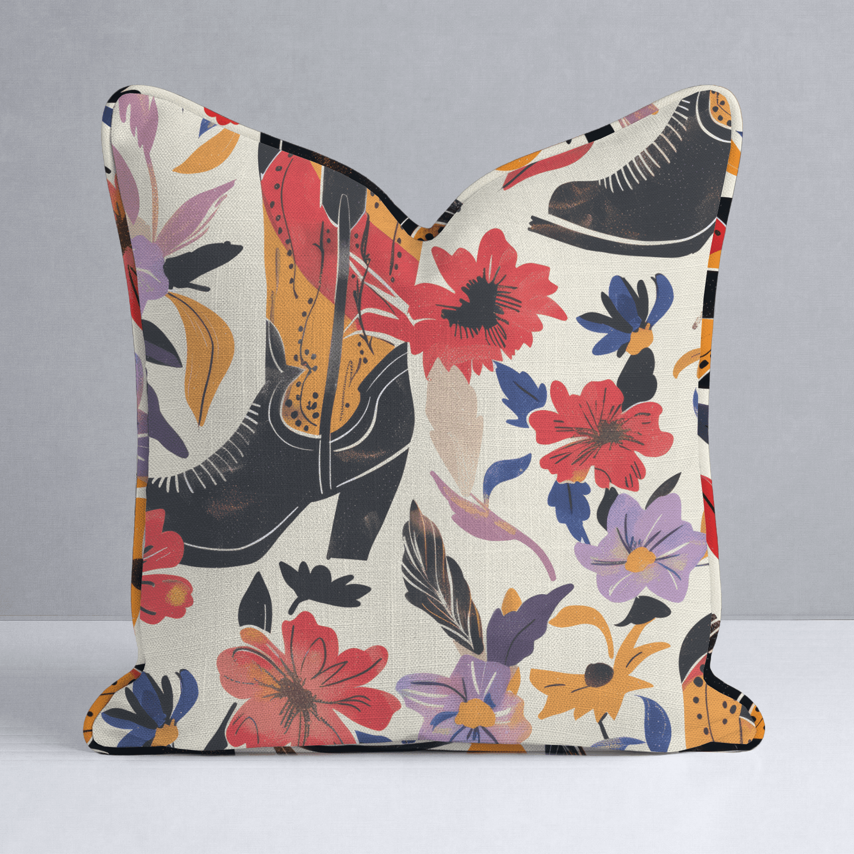 Harper's Hoedown Throw Pillow - Benton Lane Home - Lemon Park