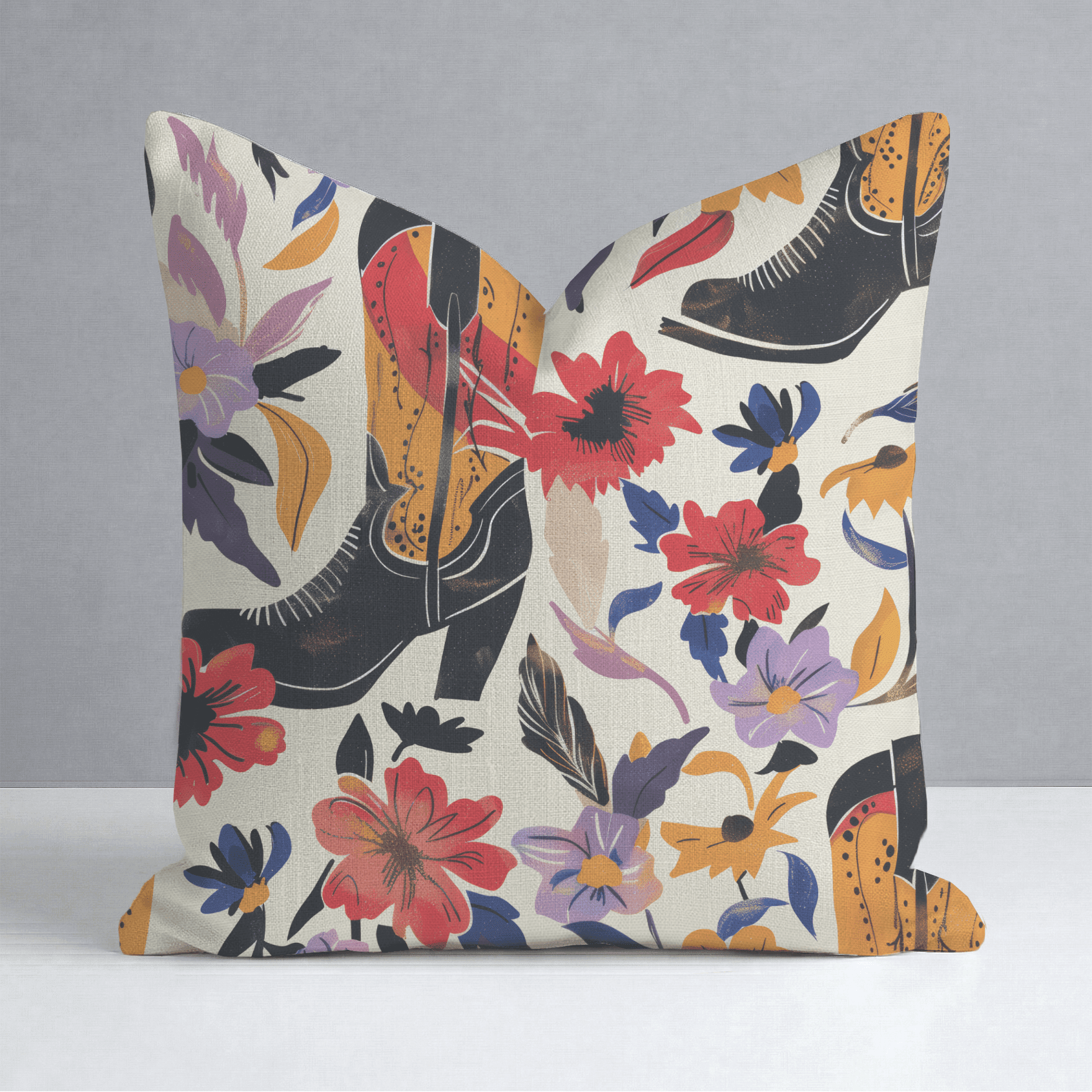 Harper's Hoedown Throw Pillow - Benton Lane Home - Lemon Park
