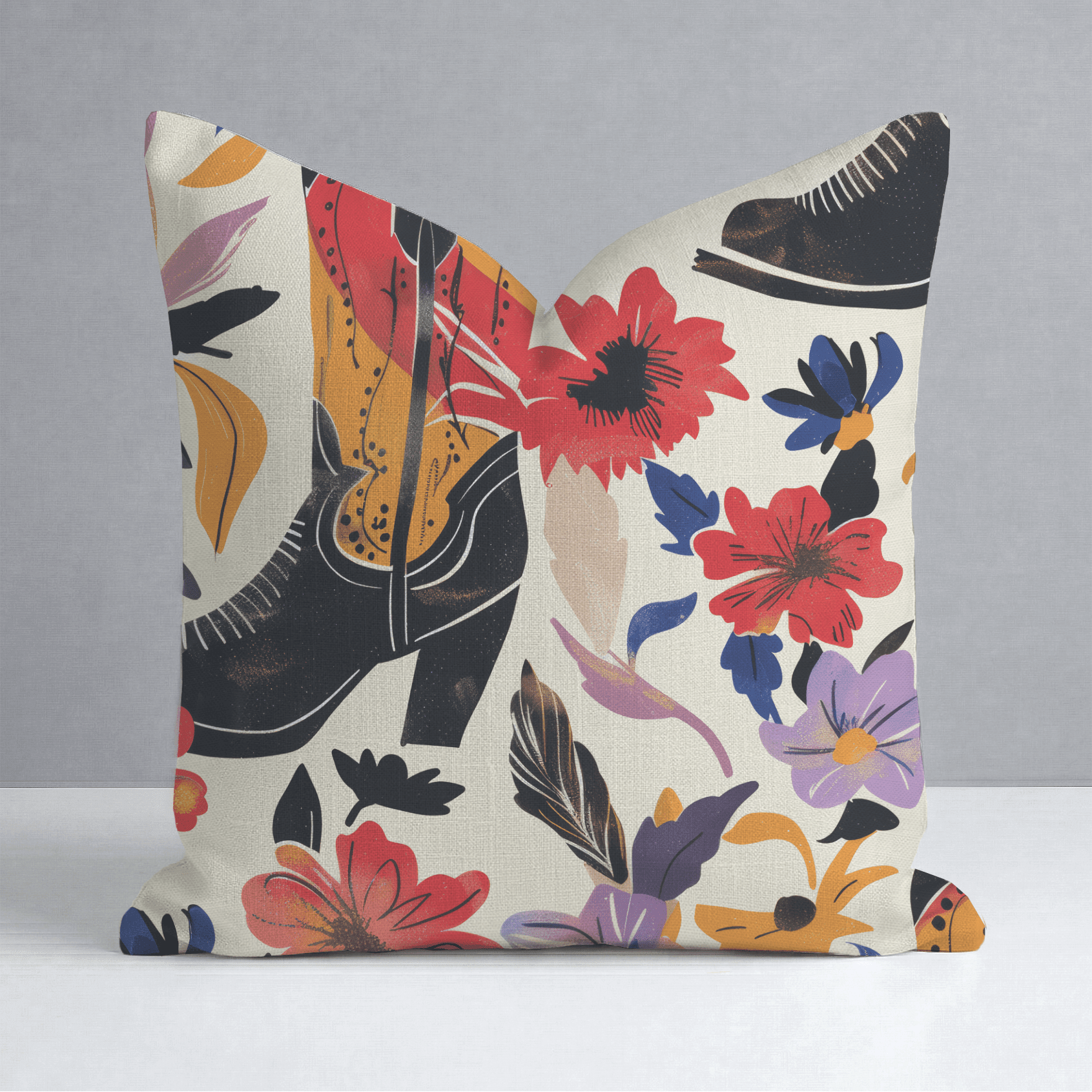 Harper's Hoedown Throw Pillow - Benton Lane Home - Lemon Park