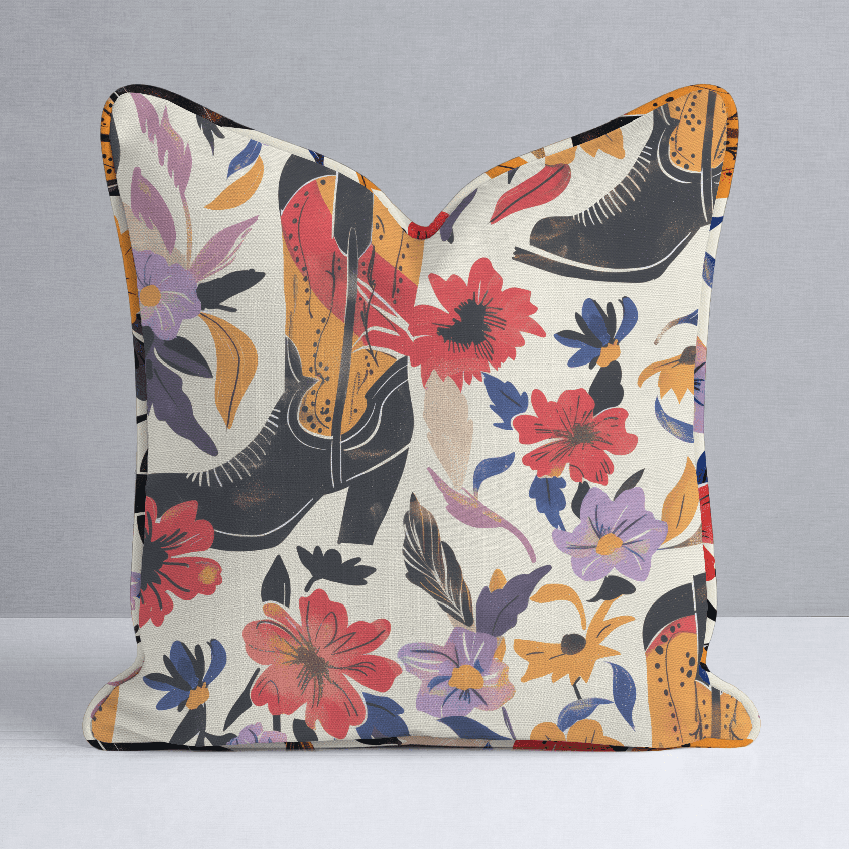 Harper's Hoedown Throw Pillow - Benton Lane Home - Lemon Park