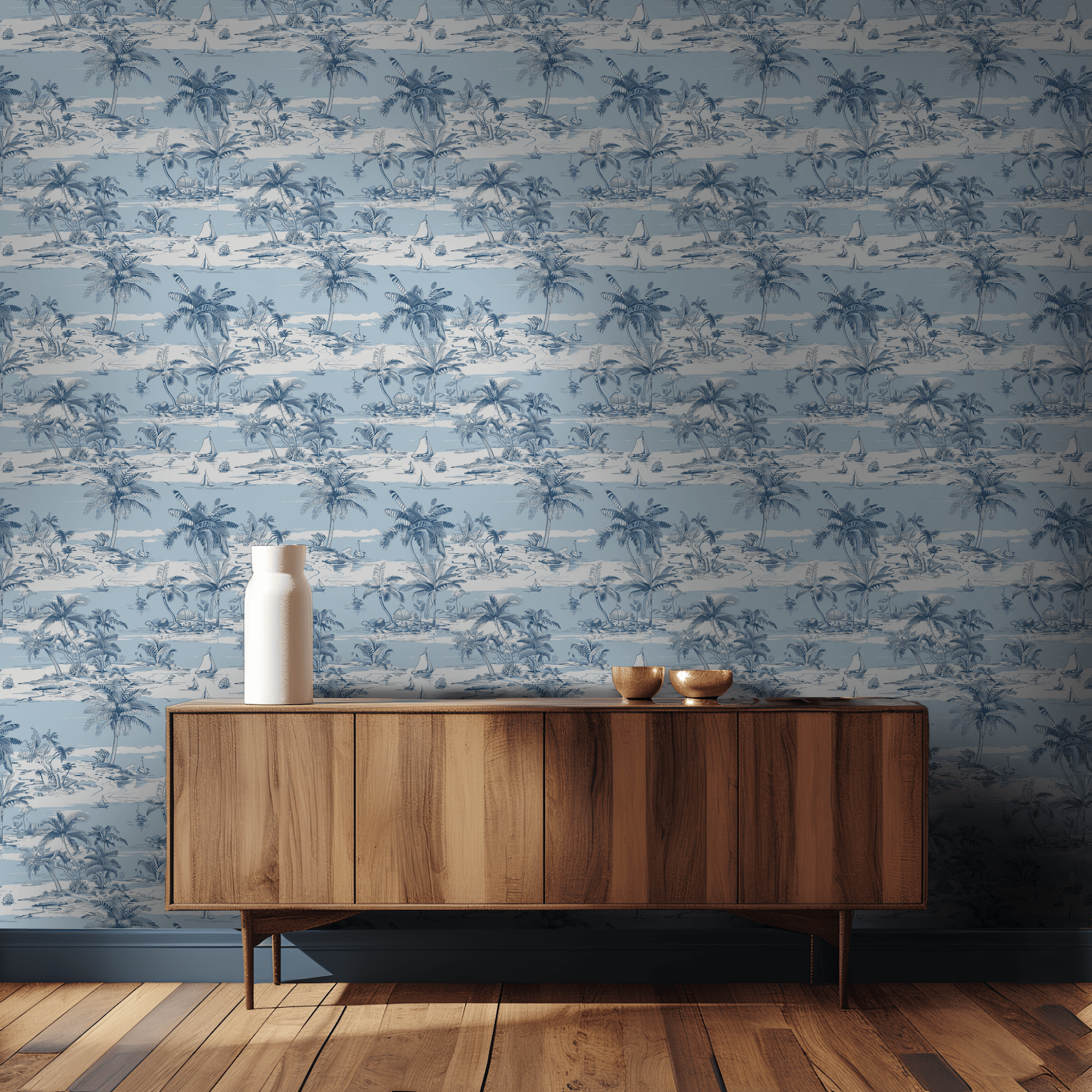 Harris Wallpaper - Benton Lane Home - Painted Paper