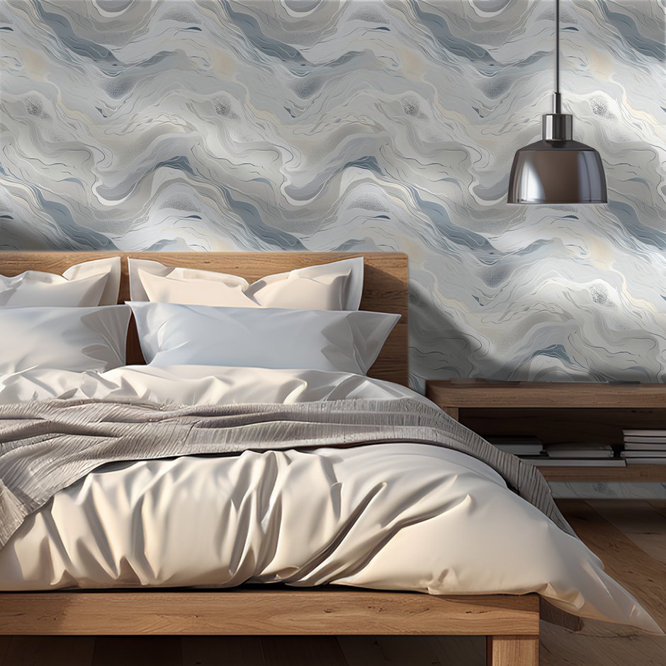 Hartwell Abstract Wallpaper - Benton Lane Home - Painted Paper