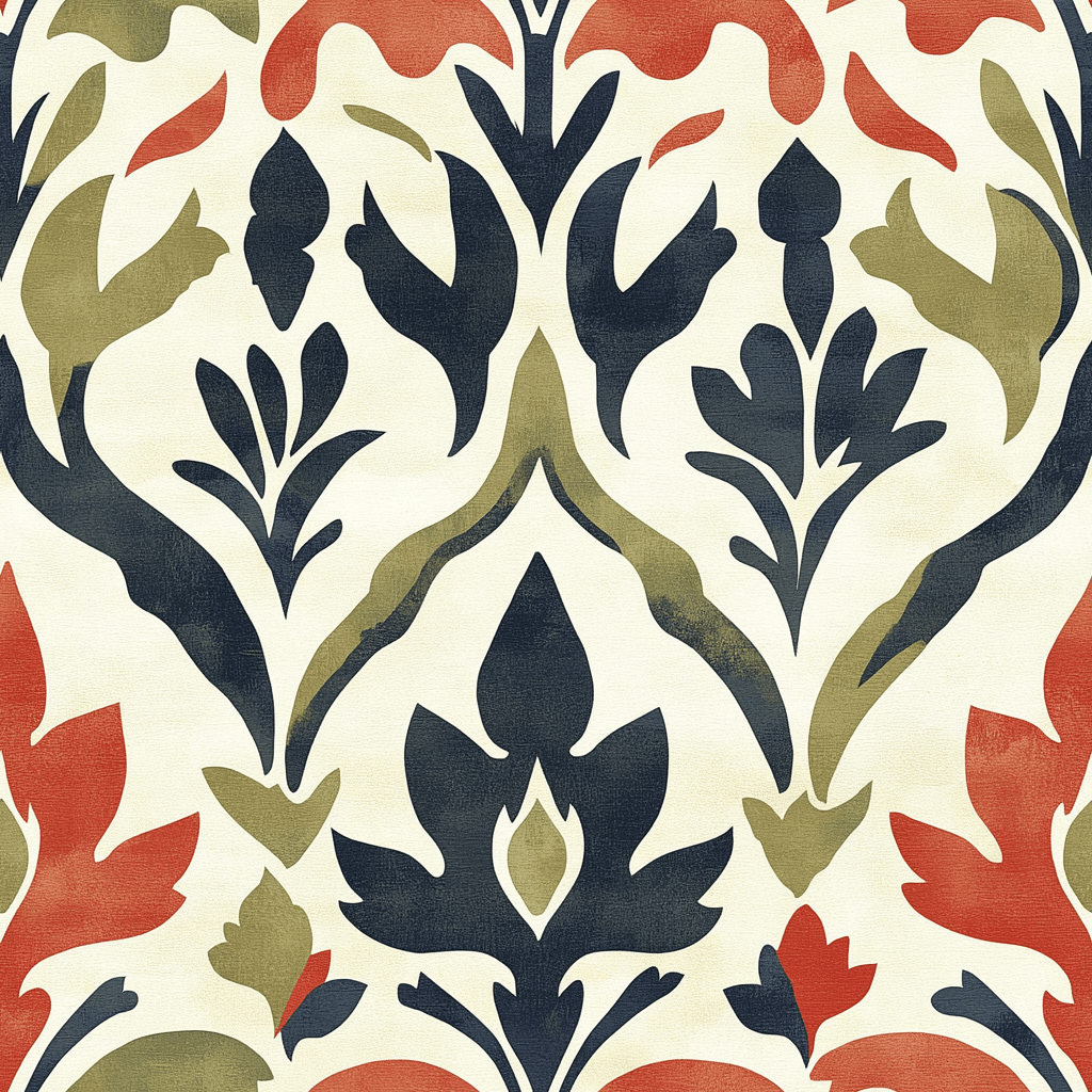 Harvest Flame Wallpaper - Benton Lane Home - Painted Paper