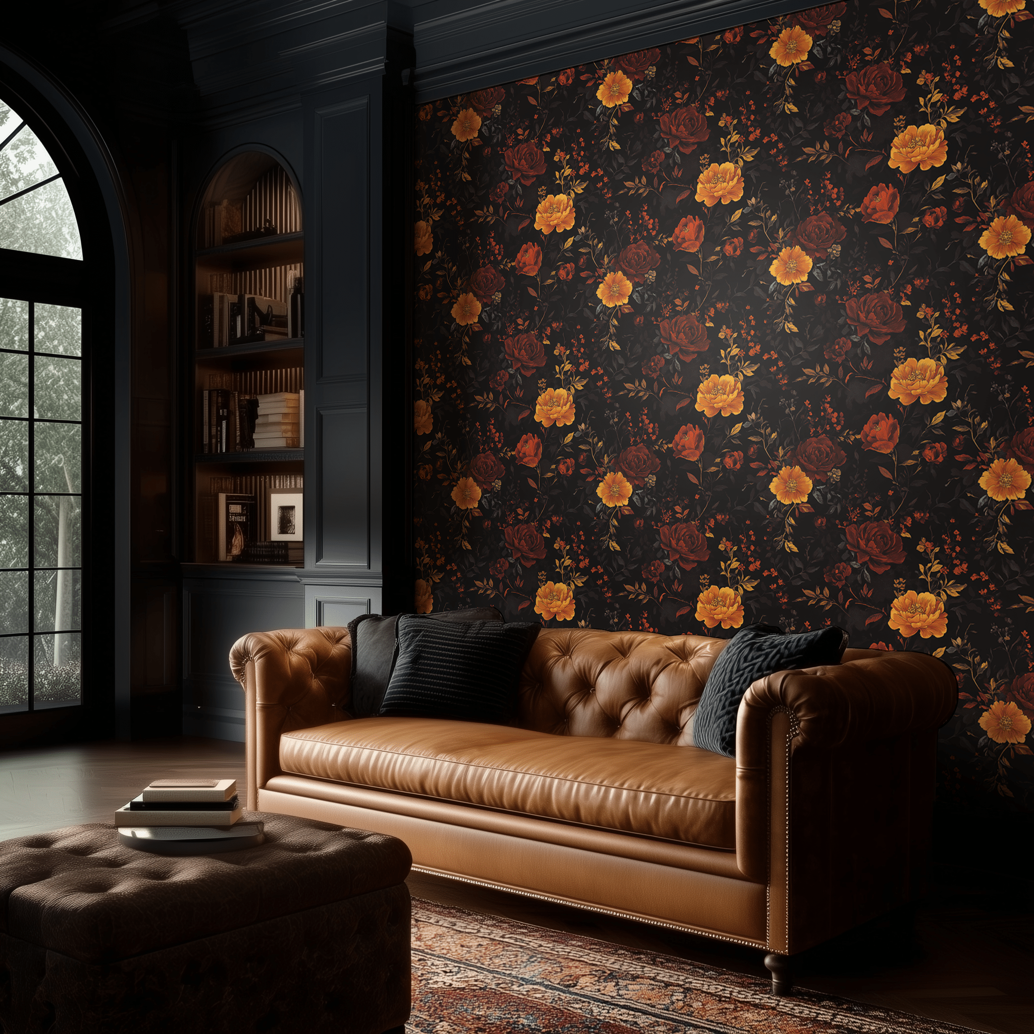 Haunted Floral - Painted Paper