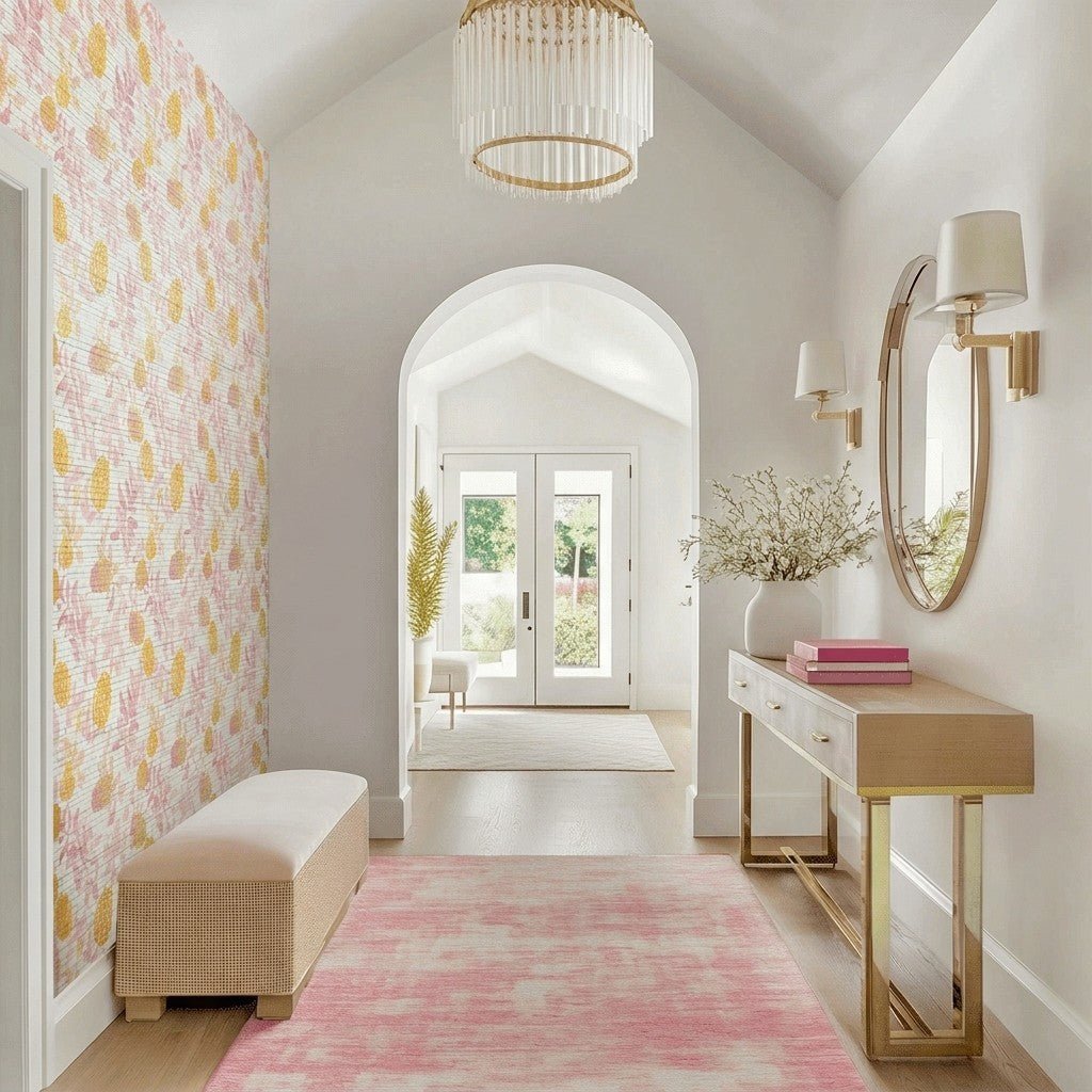 Hawaii Morning Faux Grasscloth Wallpaper - Benton Lane Home - Lemon Park