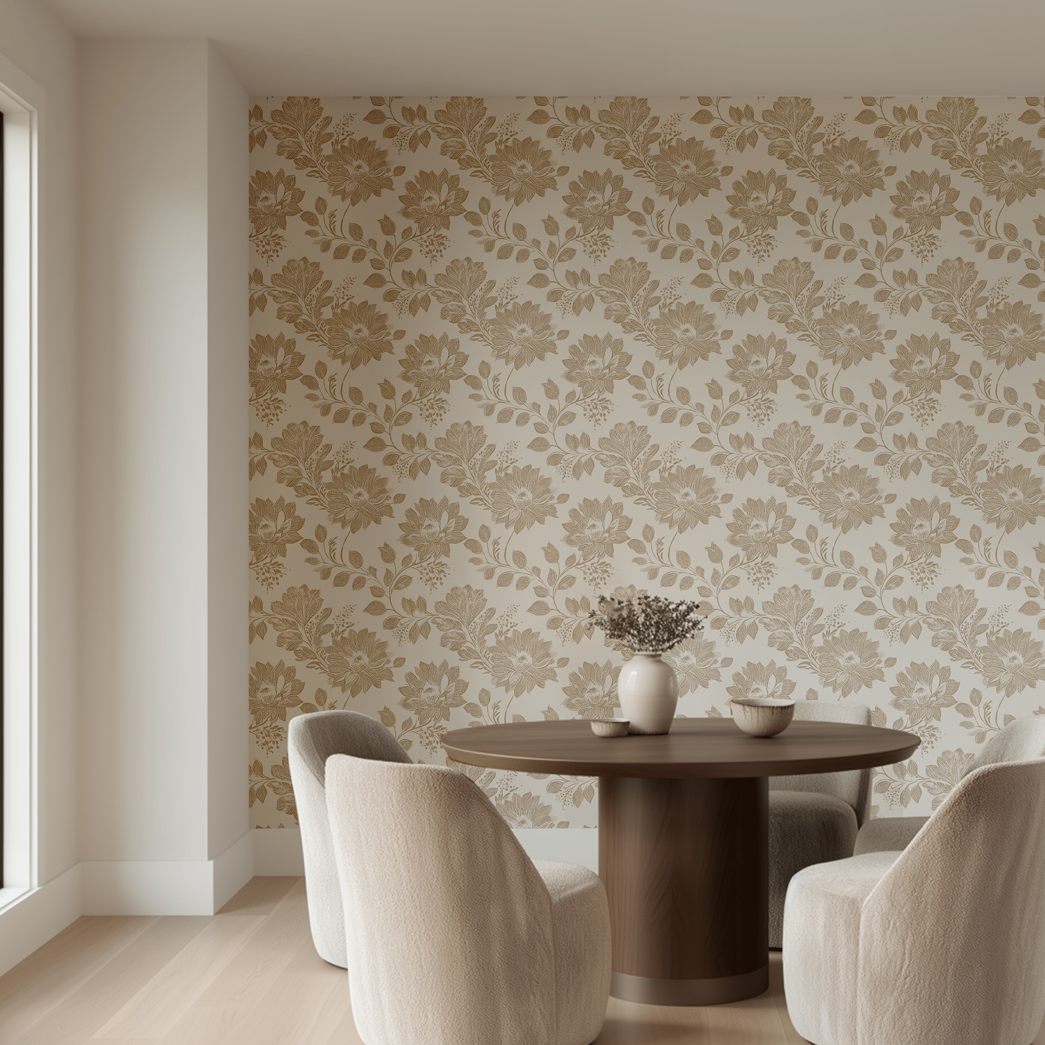 Hawthorne Garden Wallpaper - Benton Lane Home - Painted Paper