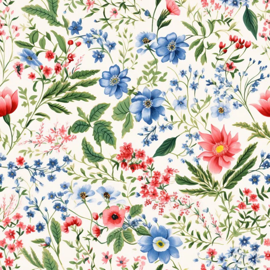 Hayden Floral Wallpaper - Benton Lane Home - Painted Paper