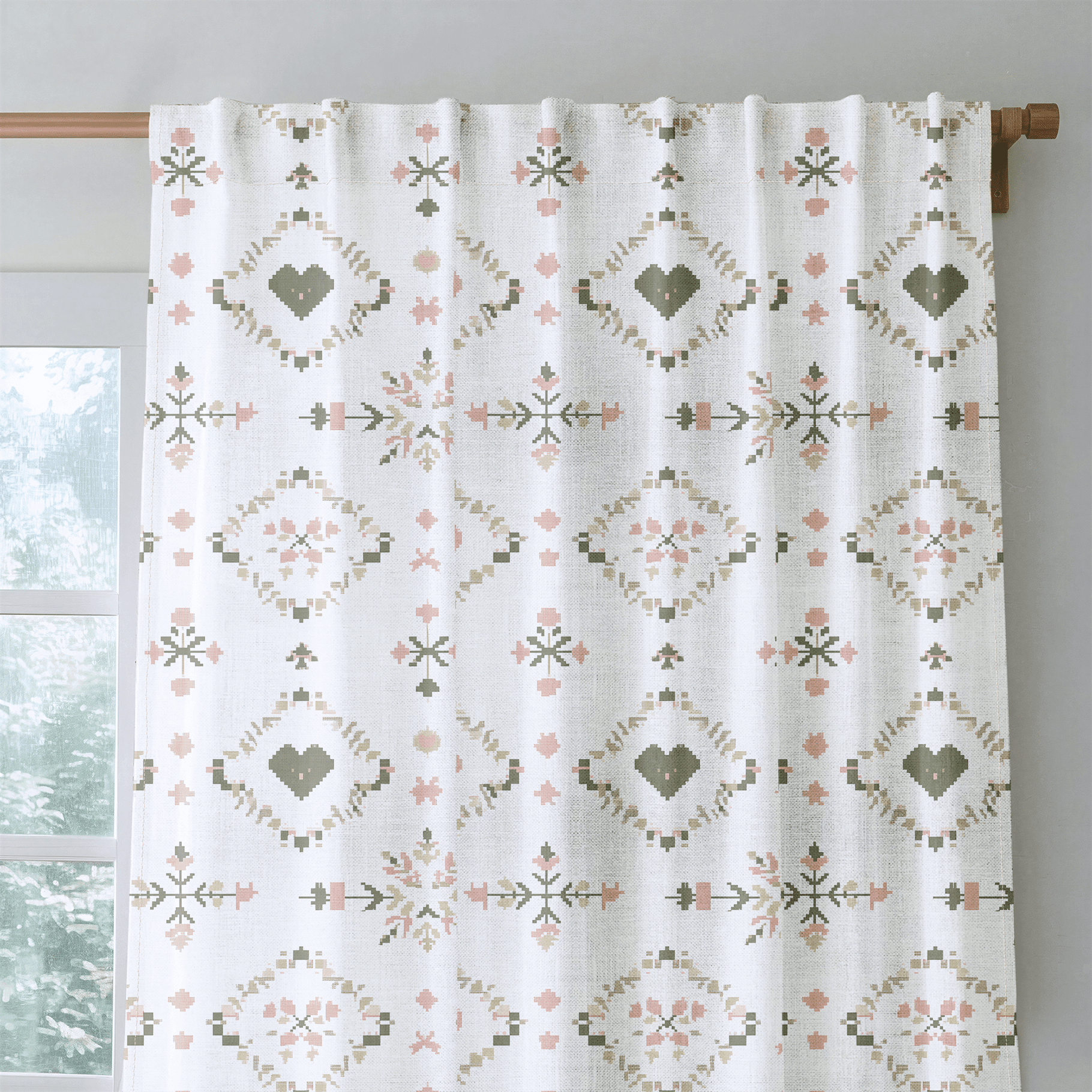 Heartland Stitch - Drapery - Benton Lane Home - Lemon Park
