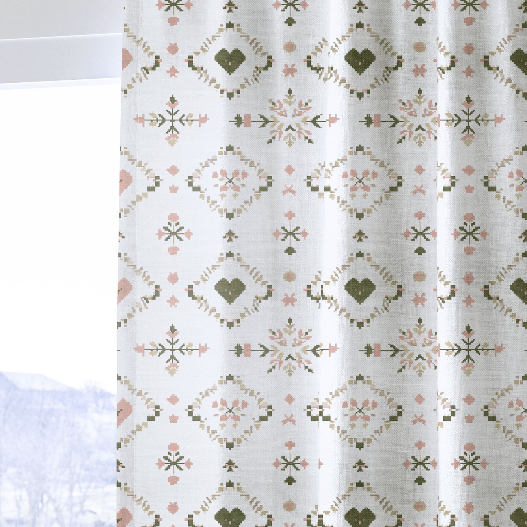 Heartland Stitch - Drapery - Benton Lane Home - Lemon Park