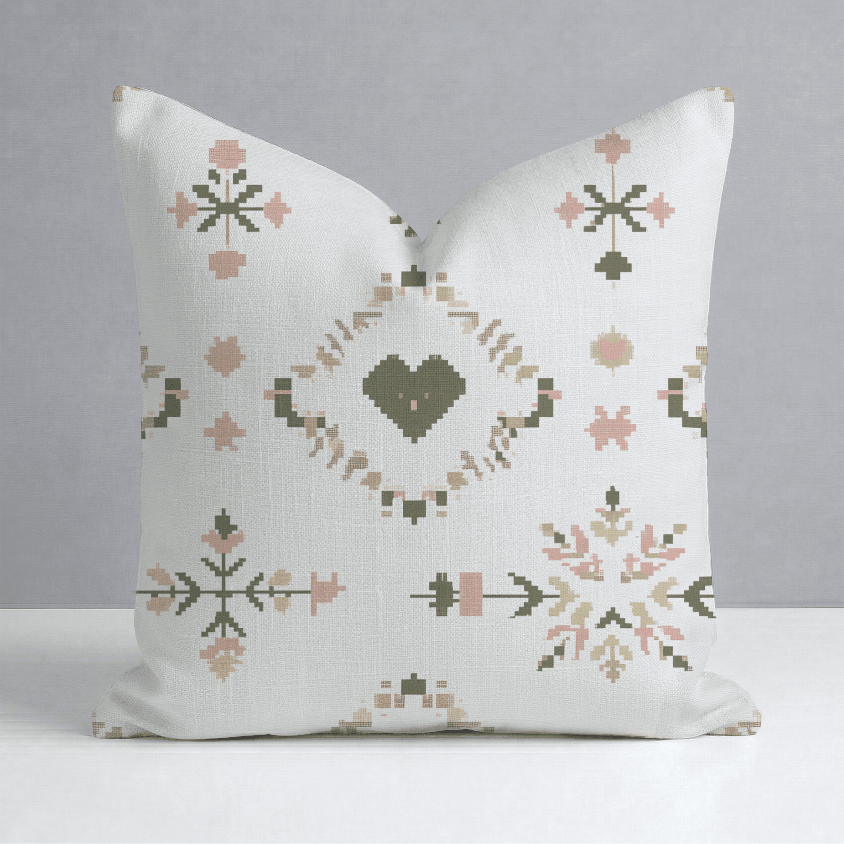Heartland Stitch Throw Pillow - Benton Lane Home - Lemon Park