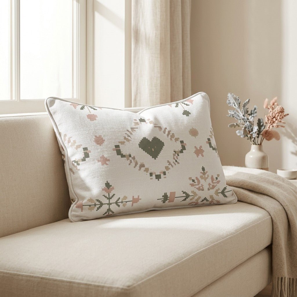 Heartland Stitch Throw Pillow - Benton Lane Home - Lemon Park