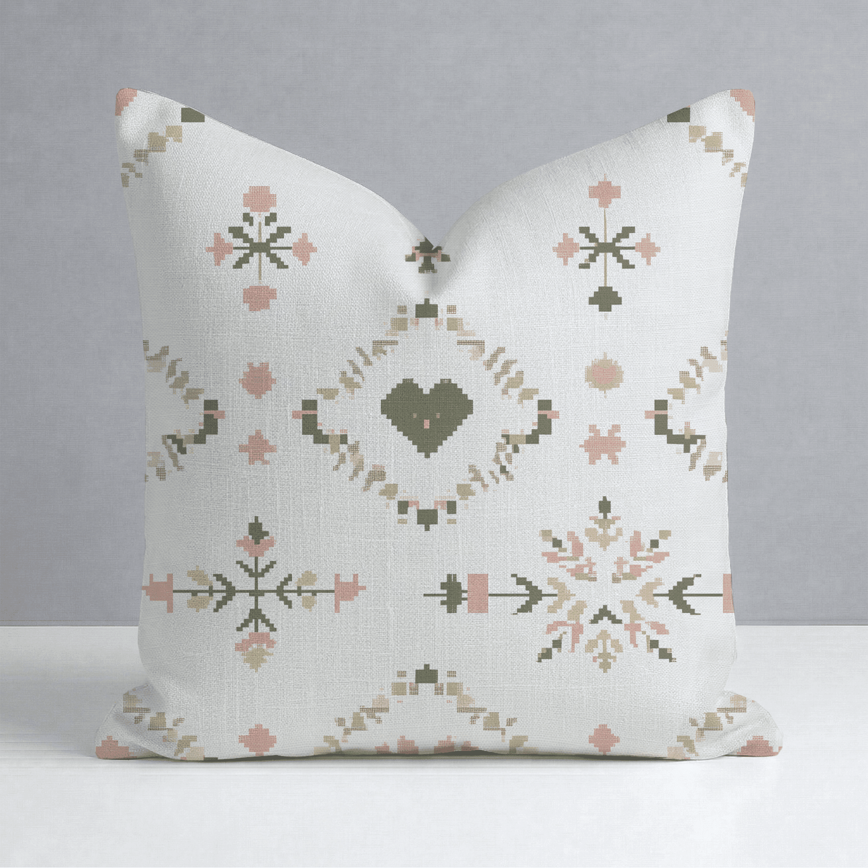 Heartland Stitch Throw Pillow - Benton Lane Home - Lemon Park