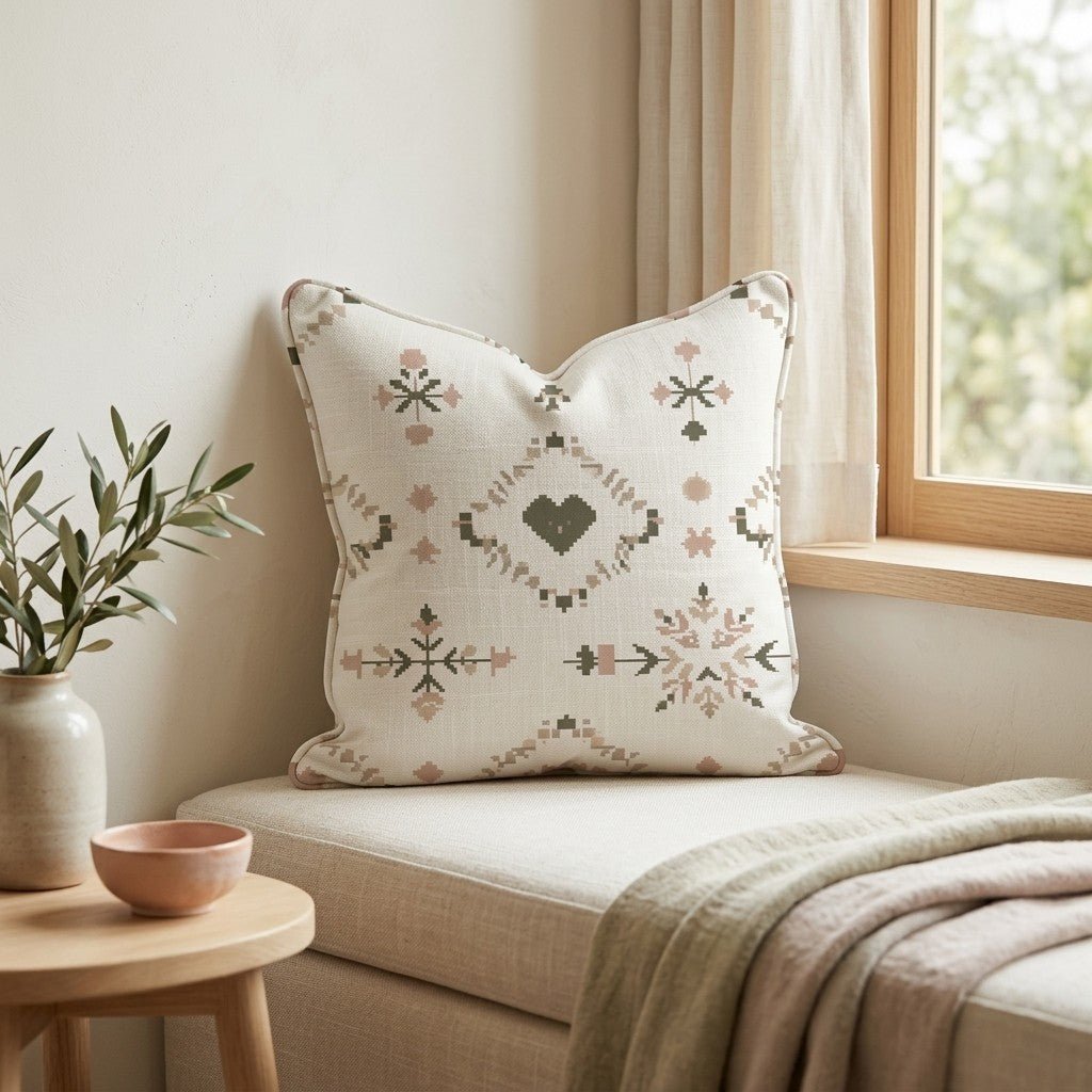 Heartland Stitch Throw Pillow - Benton Lane Home - Lemon Park