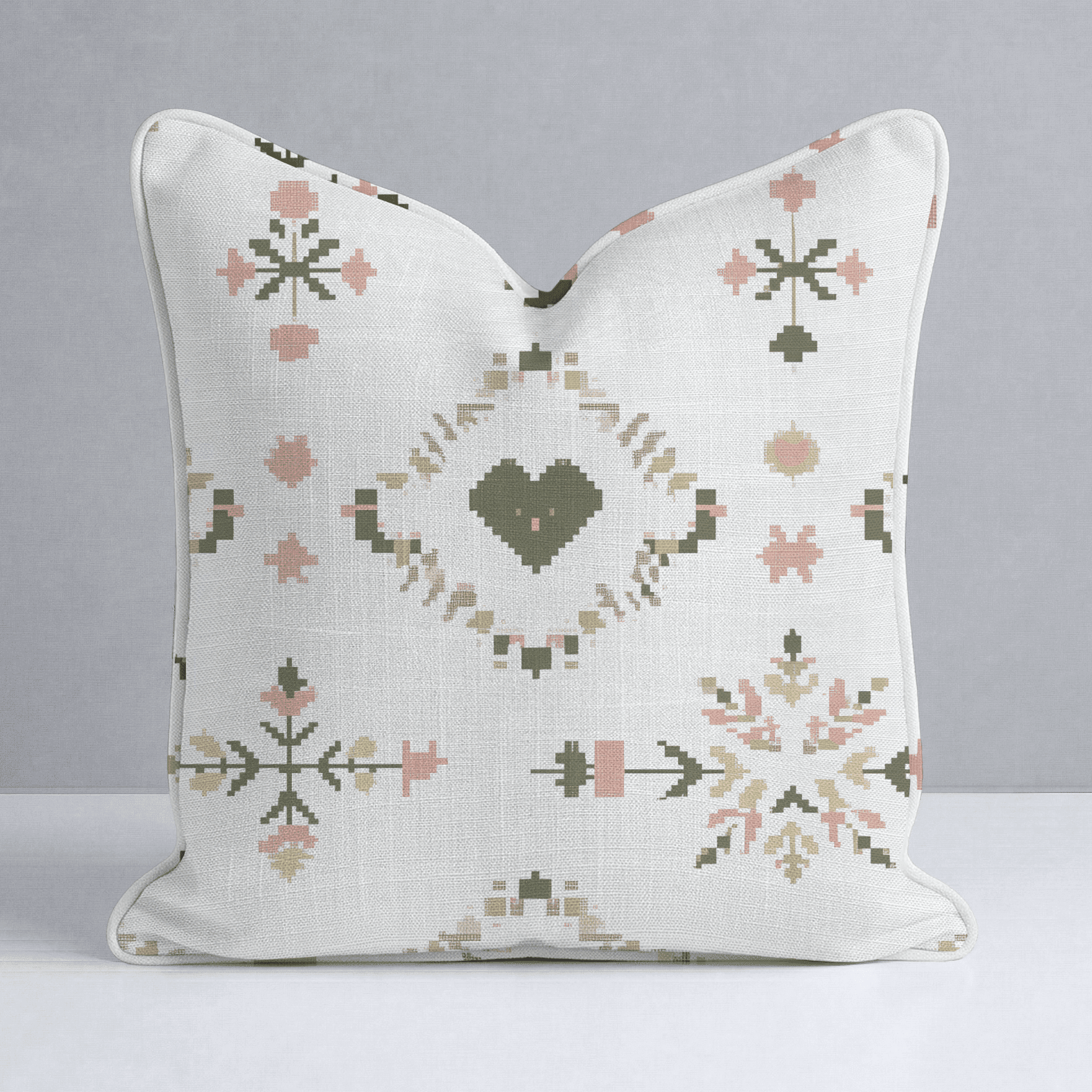 Heartland Stitch Throw Pillow - Benton Lane Home - Lemon Park