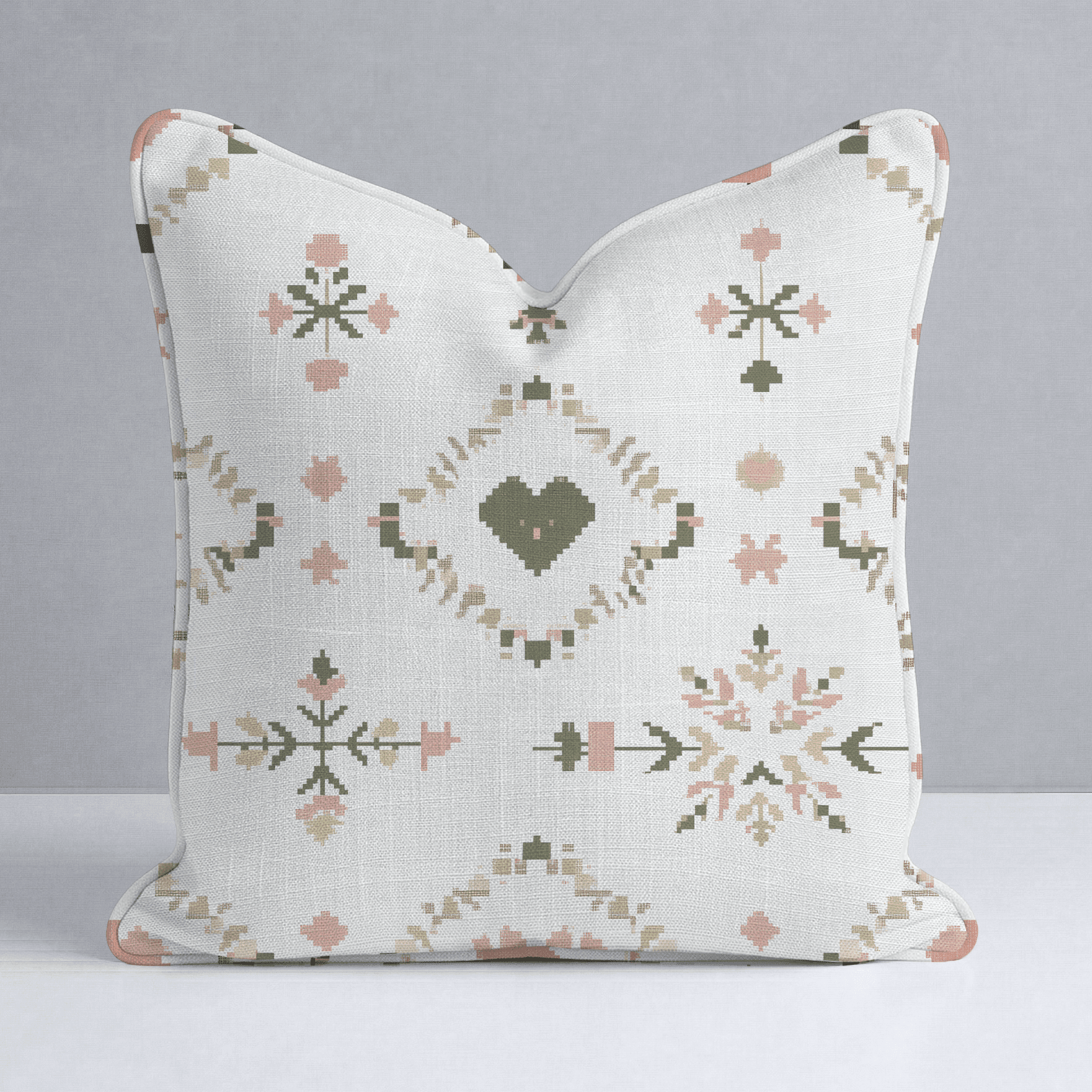 Heartland Stitch Throw Pillow - Benton Lane Home - Lemon Park