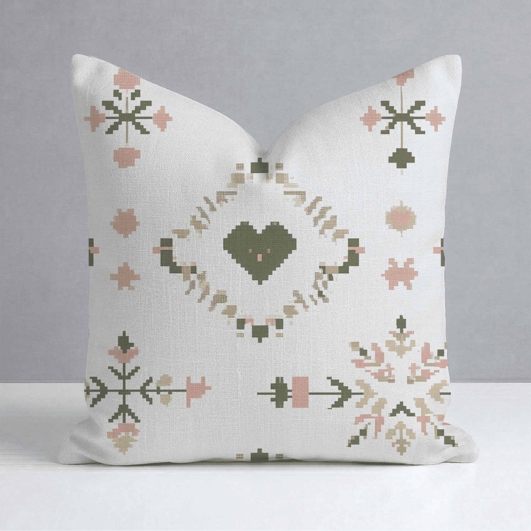 Heartland Stitch Throw Pillow - Benton Lane Home - Lemon Park