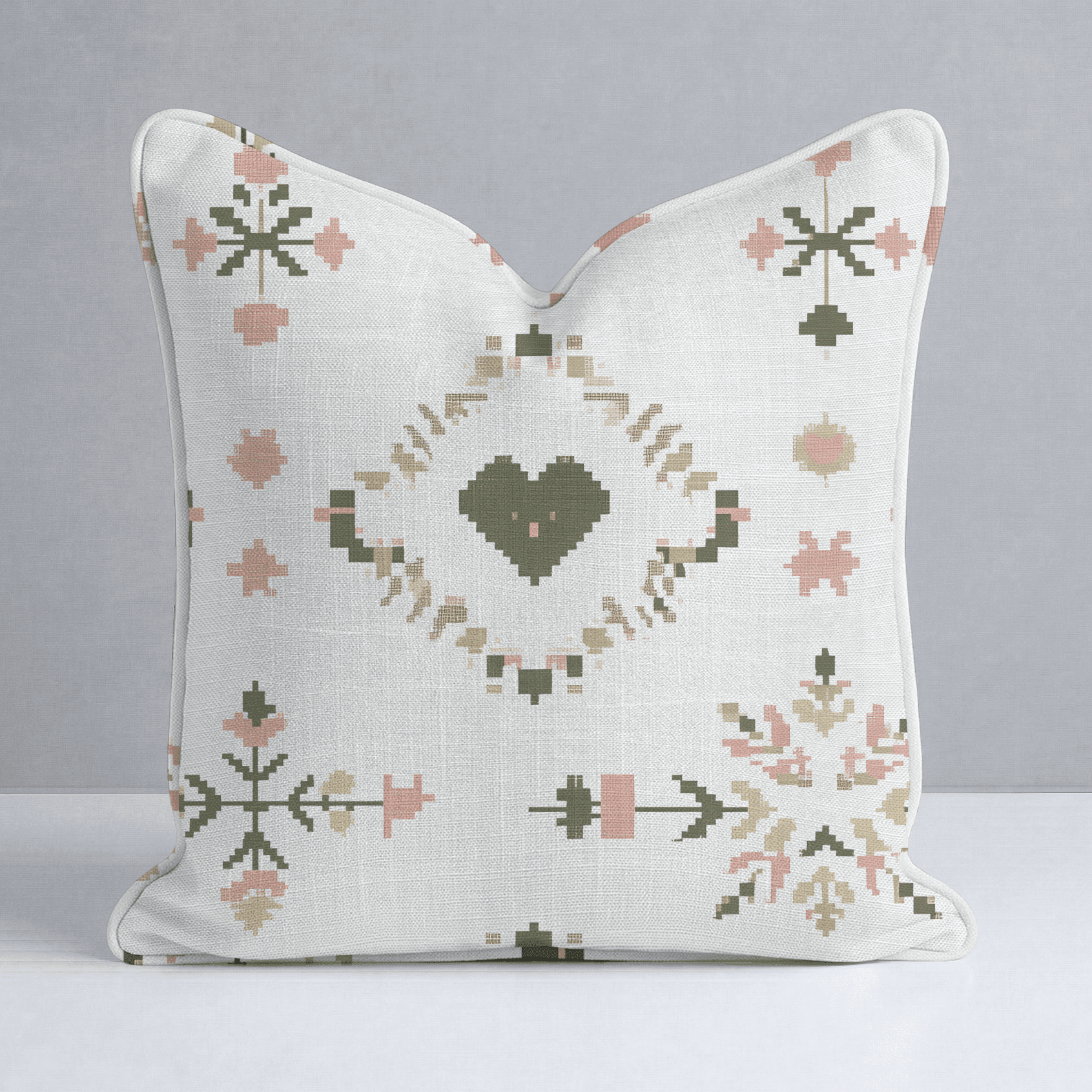 Heartland Stitch Throw Pillow - Benton Lane Home - Lemon Park