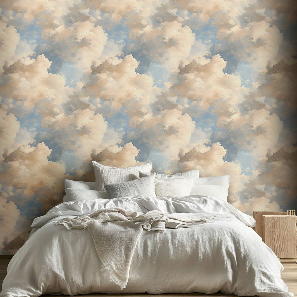 Heavenly Drift Wallpaper - Benton Lane Home - Painted Paper