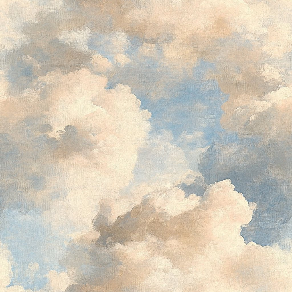 Heavenly Drift Wallpaper - Benton Lane Home - Painted Paper