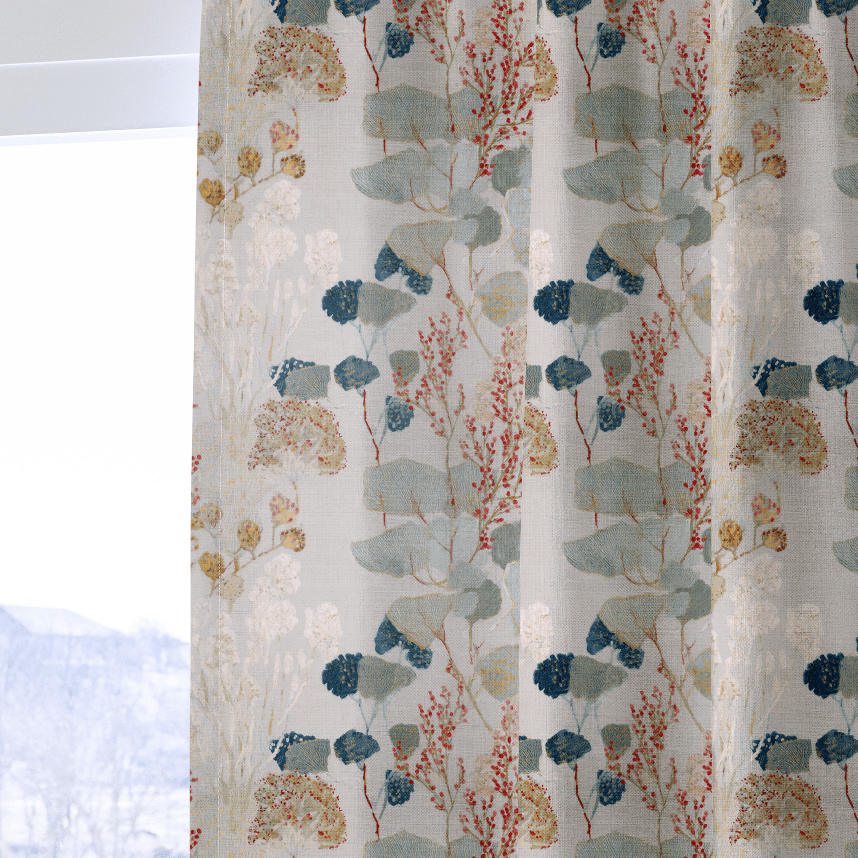 Hedgerow - Drapery - Benton Lane Home - Lemon Park