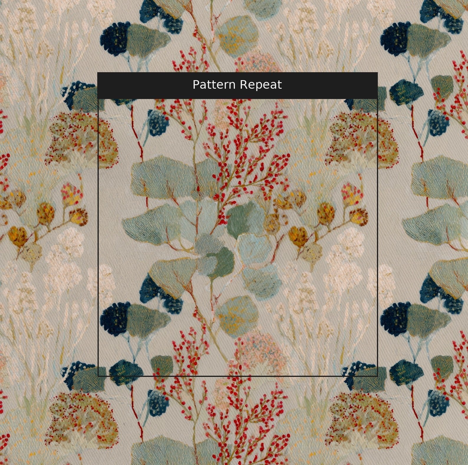 Hedgerow - Fabric - Lemon Park