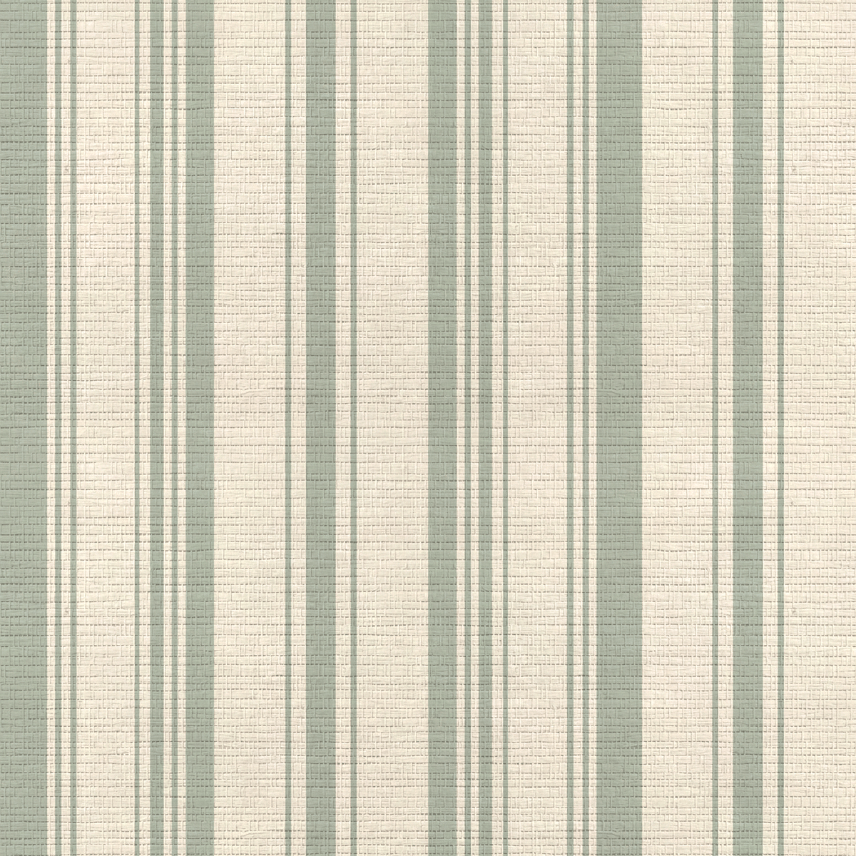 Hedgerow Sage Stripes Faux Grasscloth Wallpaper - Lemon Park