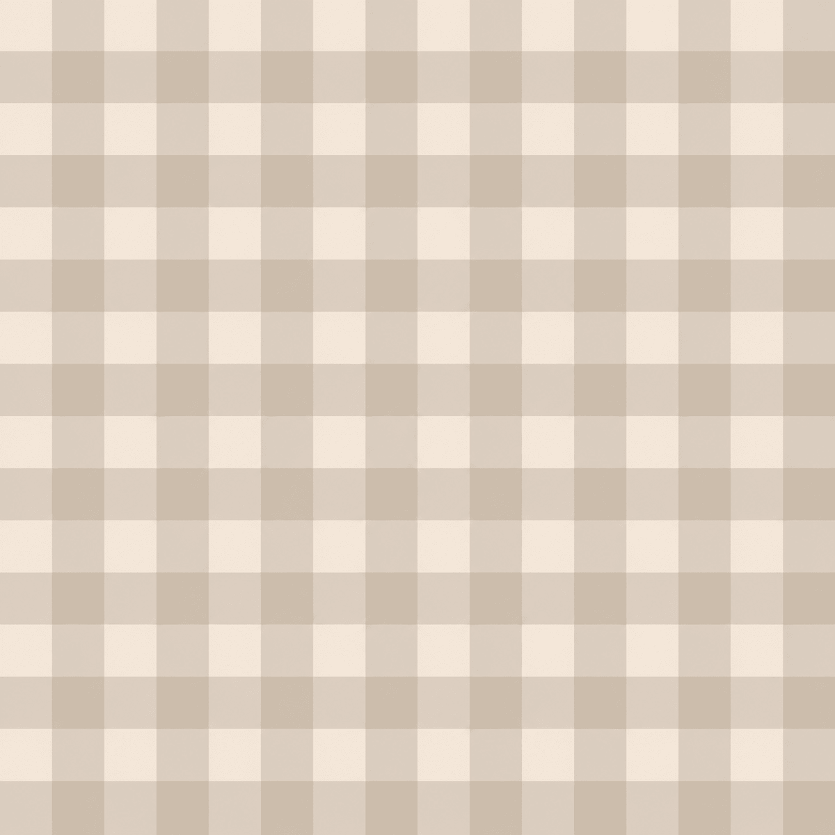 Hedgerow Travertine Gingham Wallpaper - Lemon Park