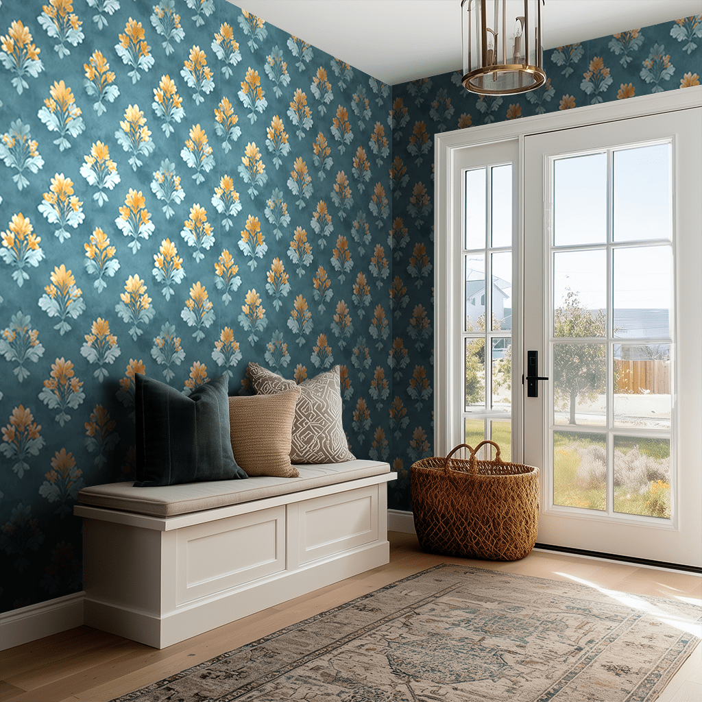 Heirloom Blossom Wallpaper - Benton Lane Home - Painted Paper